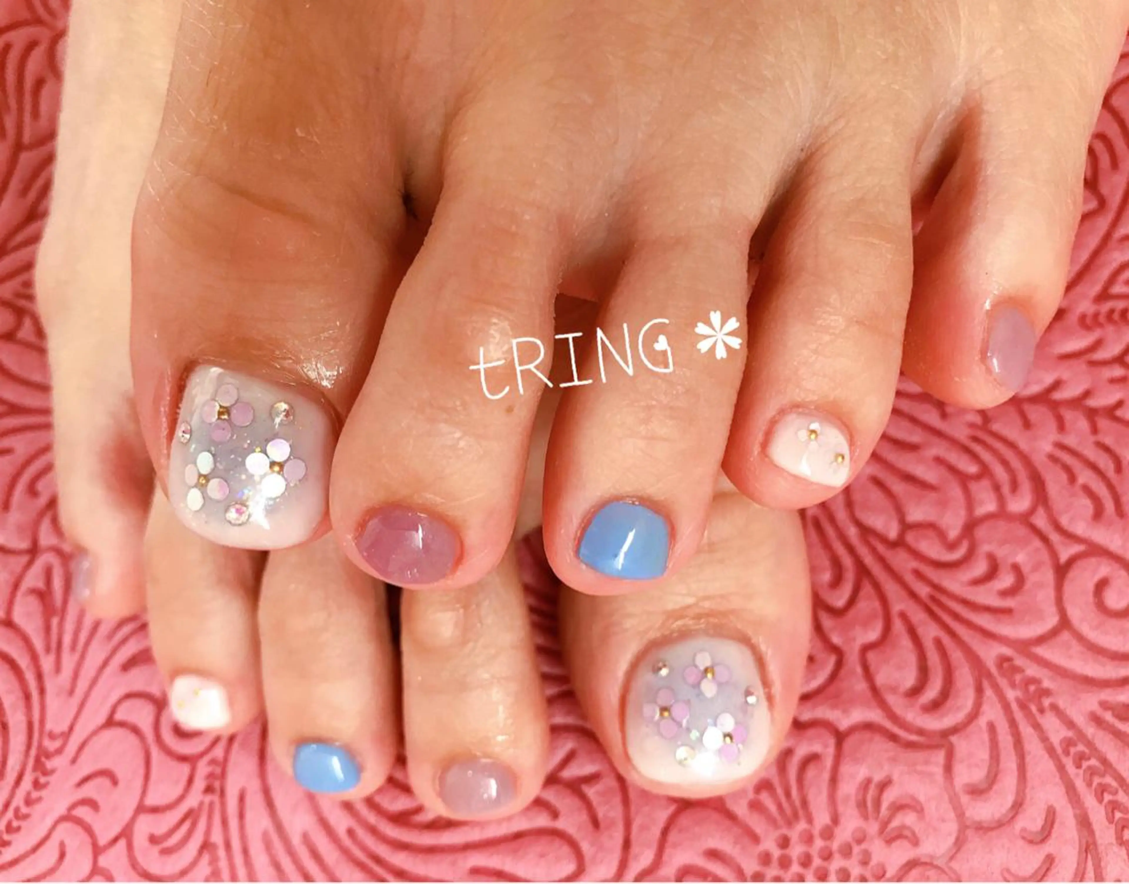 ネイル フットネイル tRING＊ しいの木台のネイルデザイン