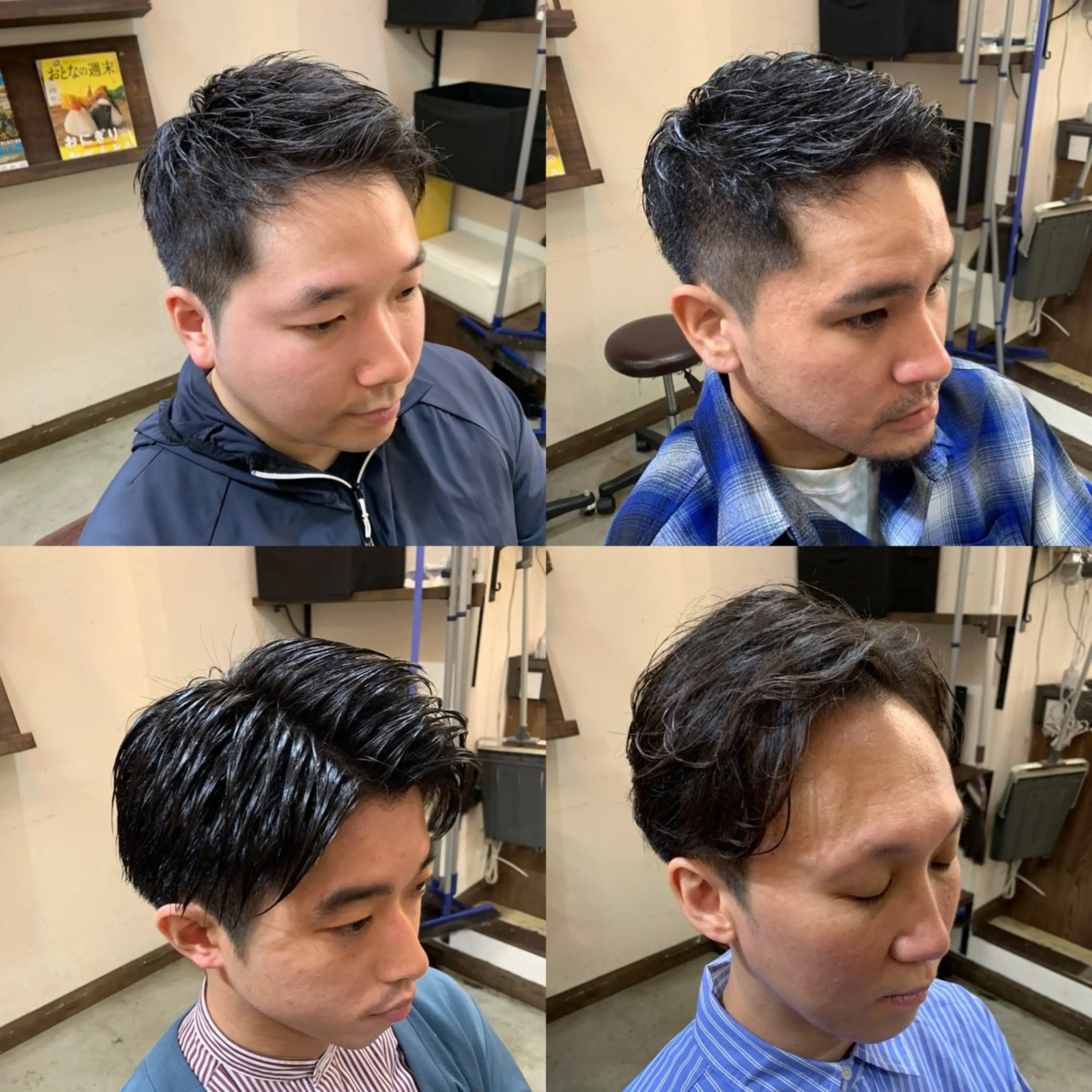 ショート パーマ メンズ カット 池田達也anyhow /副店長のヘアスタイル