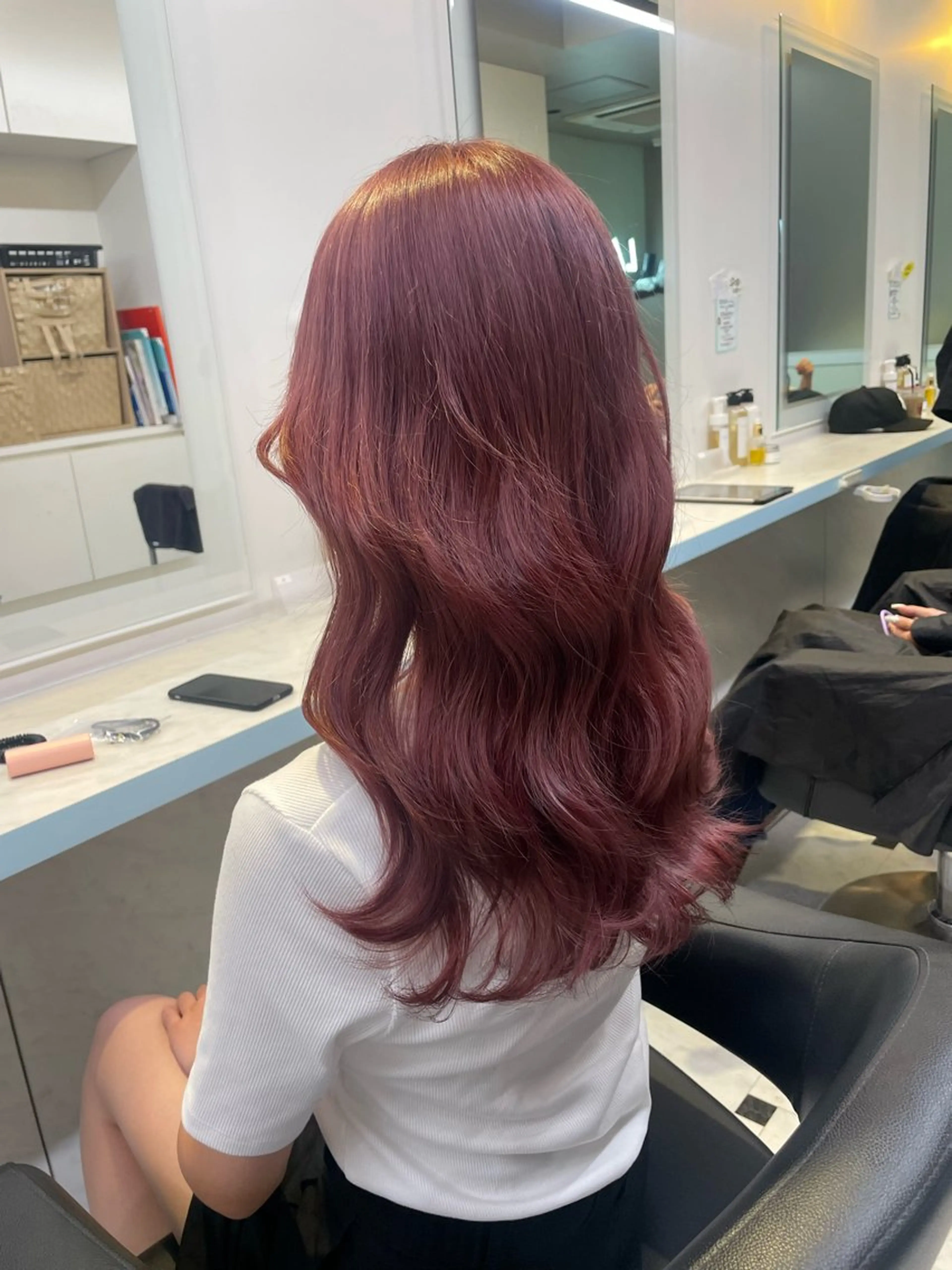 セミロング カラー Salowin池袋East 店3F所属・【美髪矯正/絹髪】 🎀hinano🎀のヘアスタイル