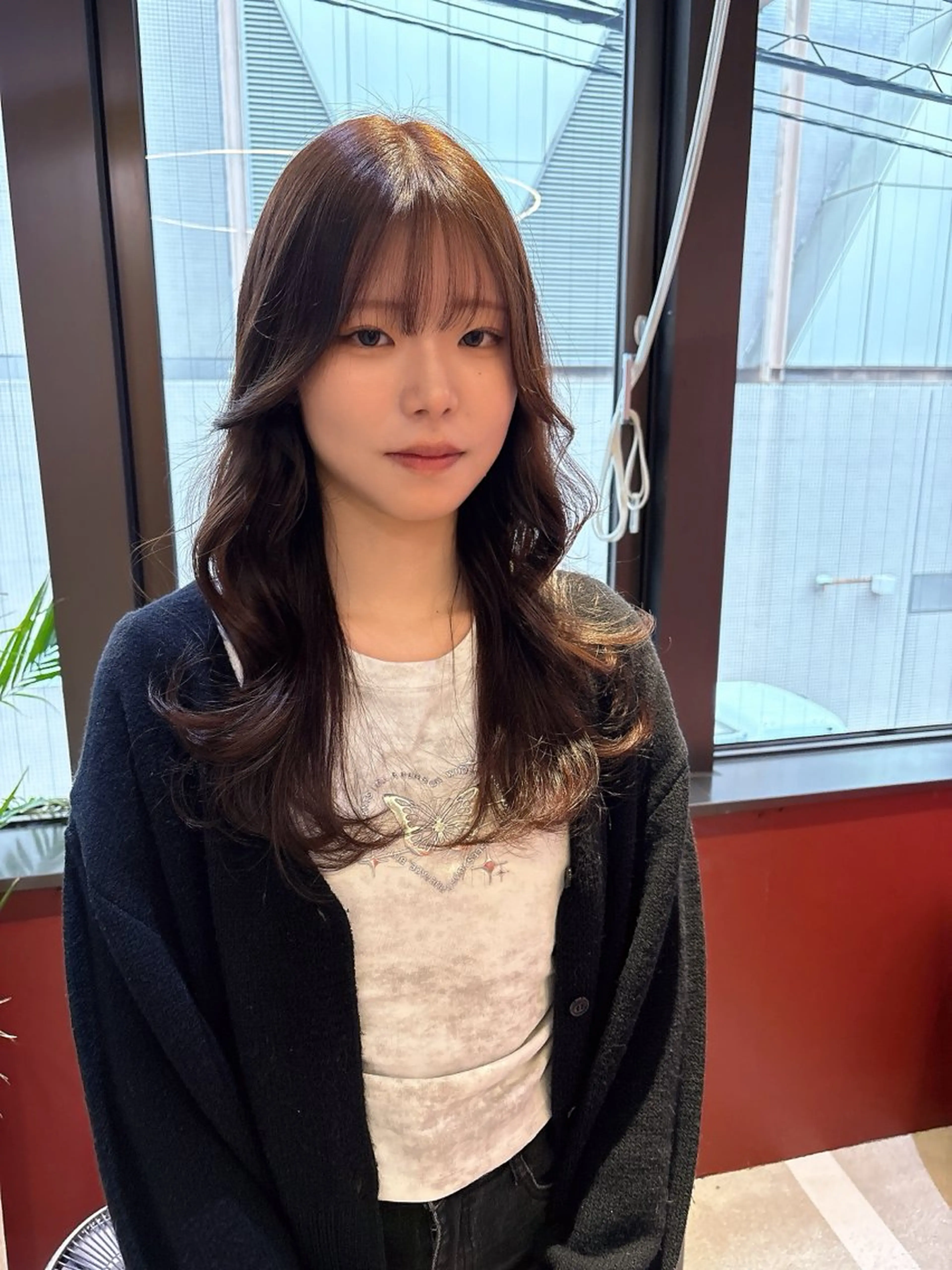 ロング ヘアカラー レイヤーカット ✨️奥田良太✨️のヘアスタイル