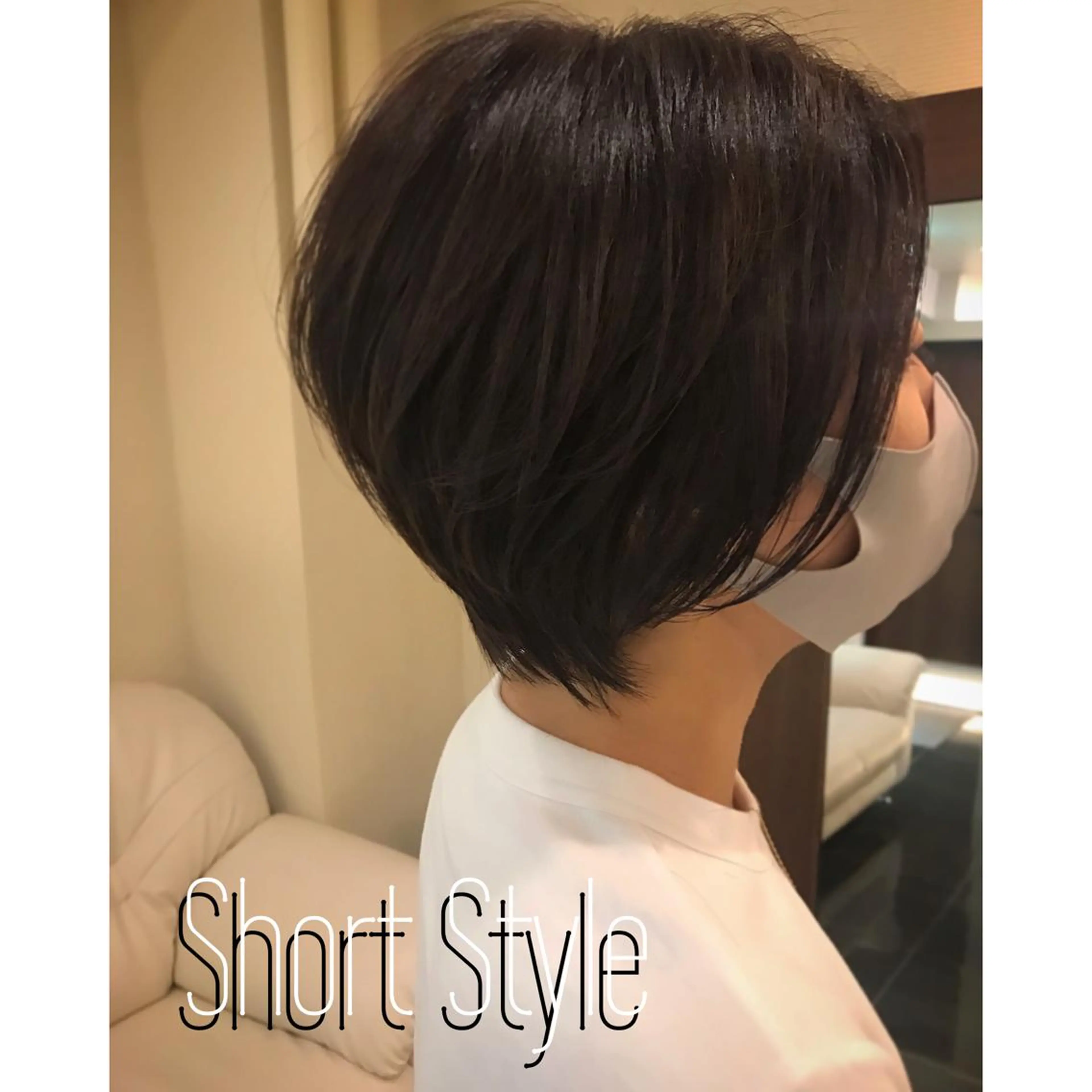 ショート カラー くびれヘア 似合わせカット ショートヘア カット ヘッドスパ チーフデザイナー 若林　麻衣のヘアスタイル