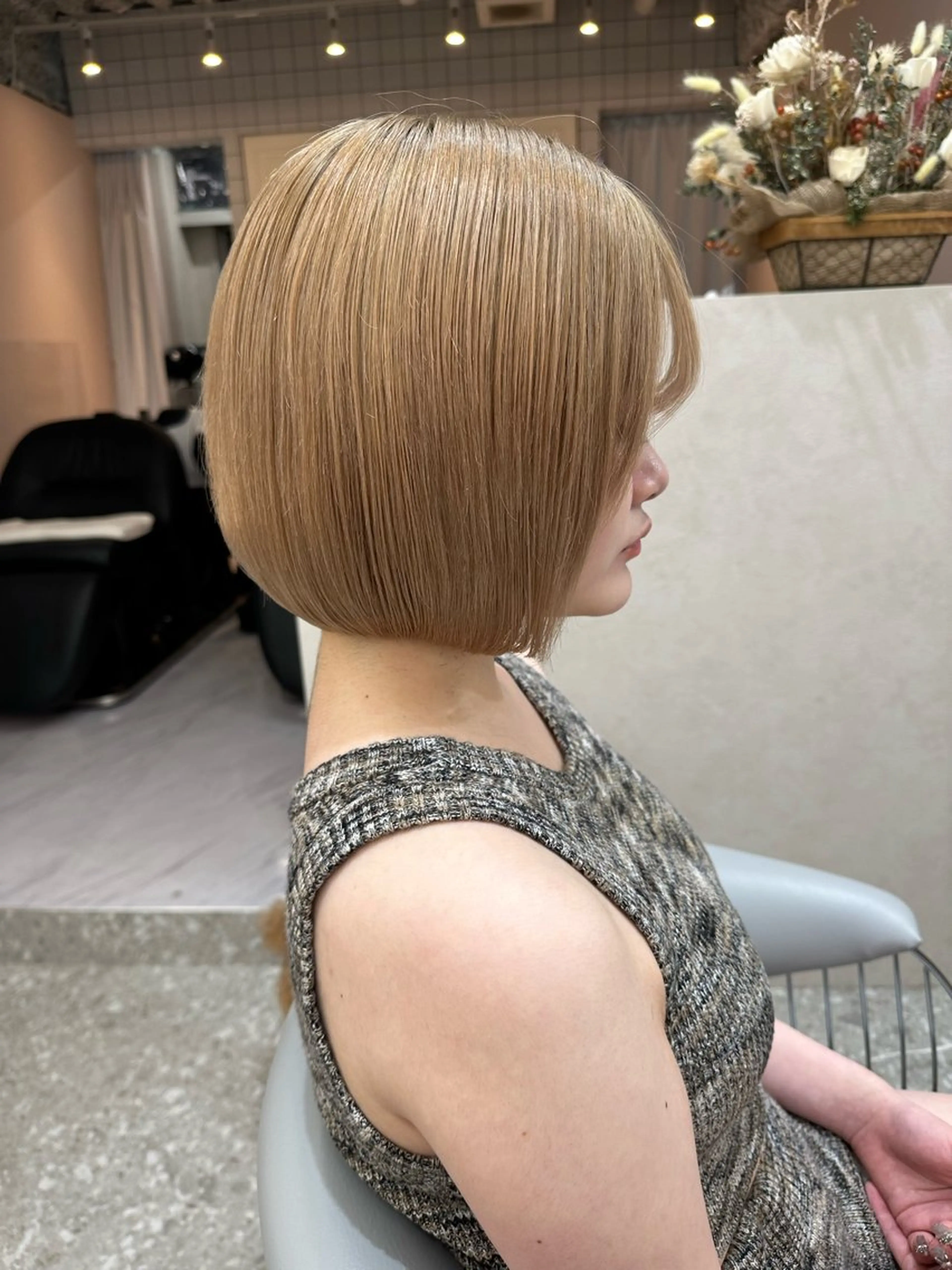 ショート シールエクステ エクステ 顔周りカット 髪質改善 韓国風ヘア カット ヘアカラー トリートメント 新宿/韓国レイヤー/ 髪質改善/佐藤航のヘアスタイル