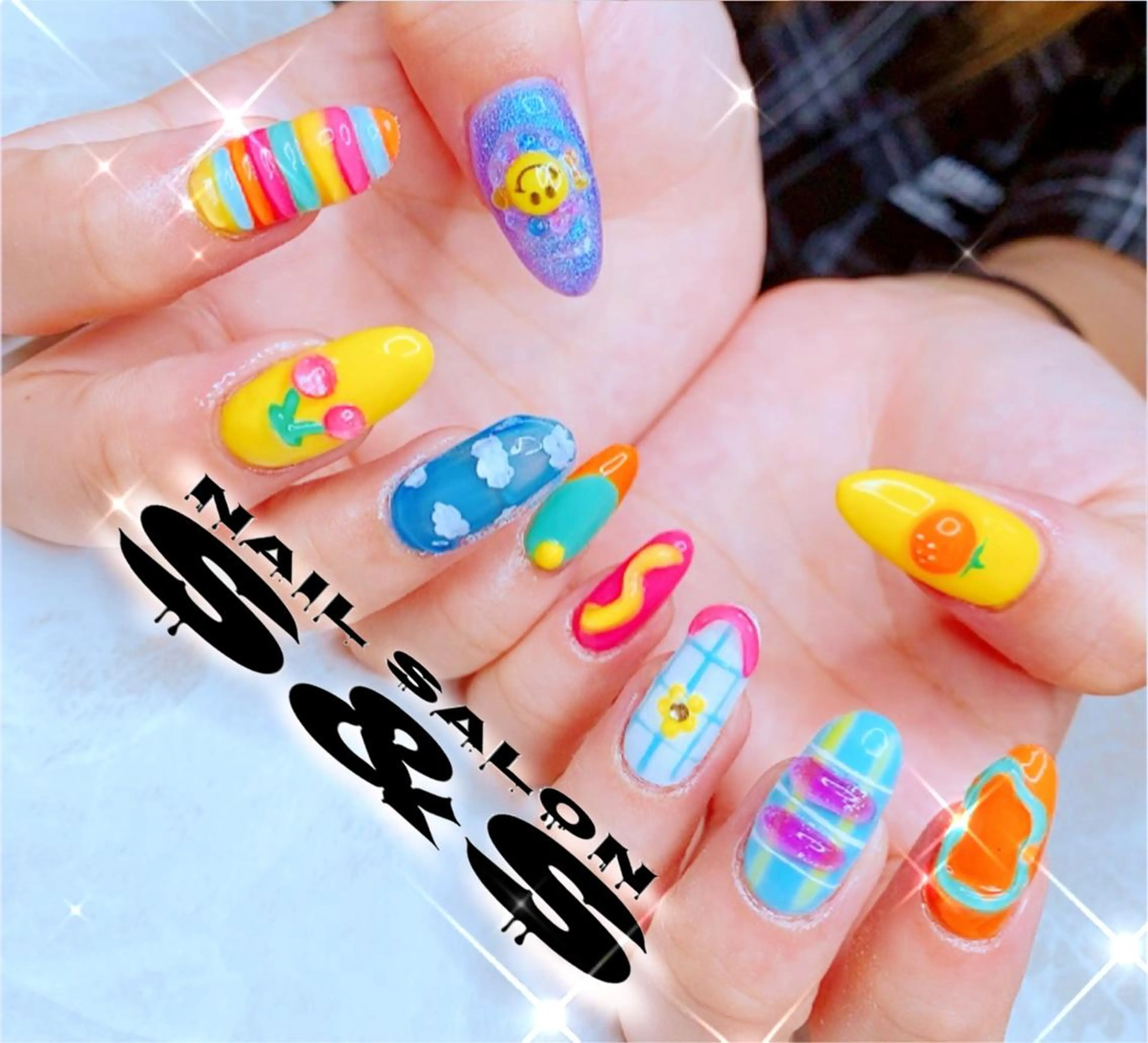 ネイル 長さ出し メンズネイル 持ち込み スカルプネイル S&S 村田小百合のネイルデザイン