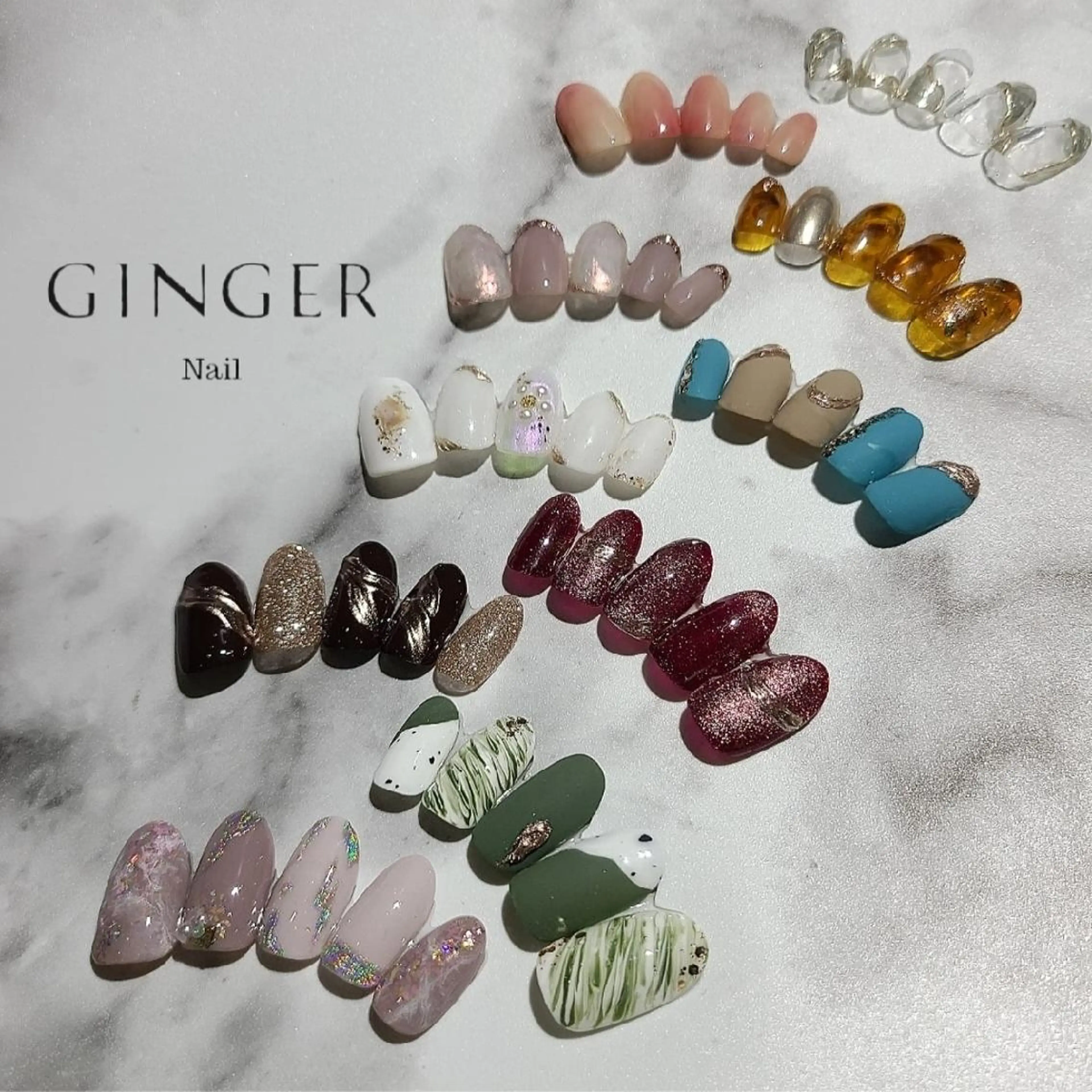 ネイル GINGER所属・GINGER  斎藤舞のネイルデザイン
