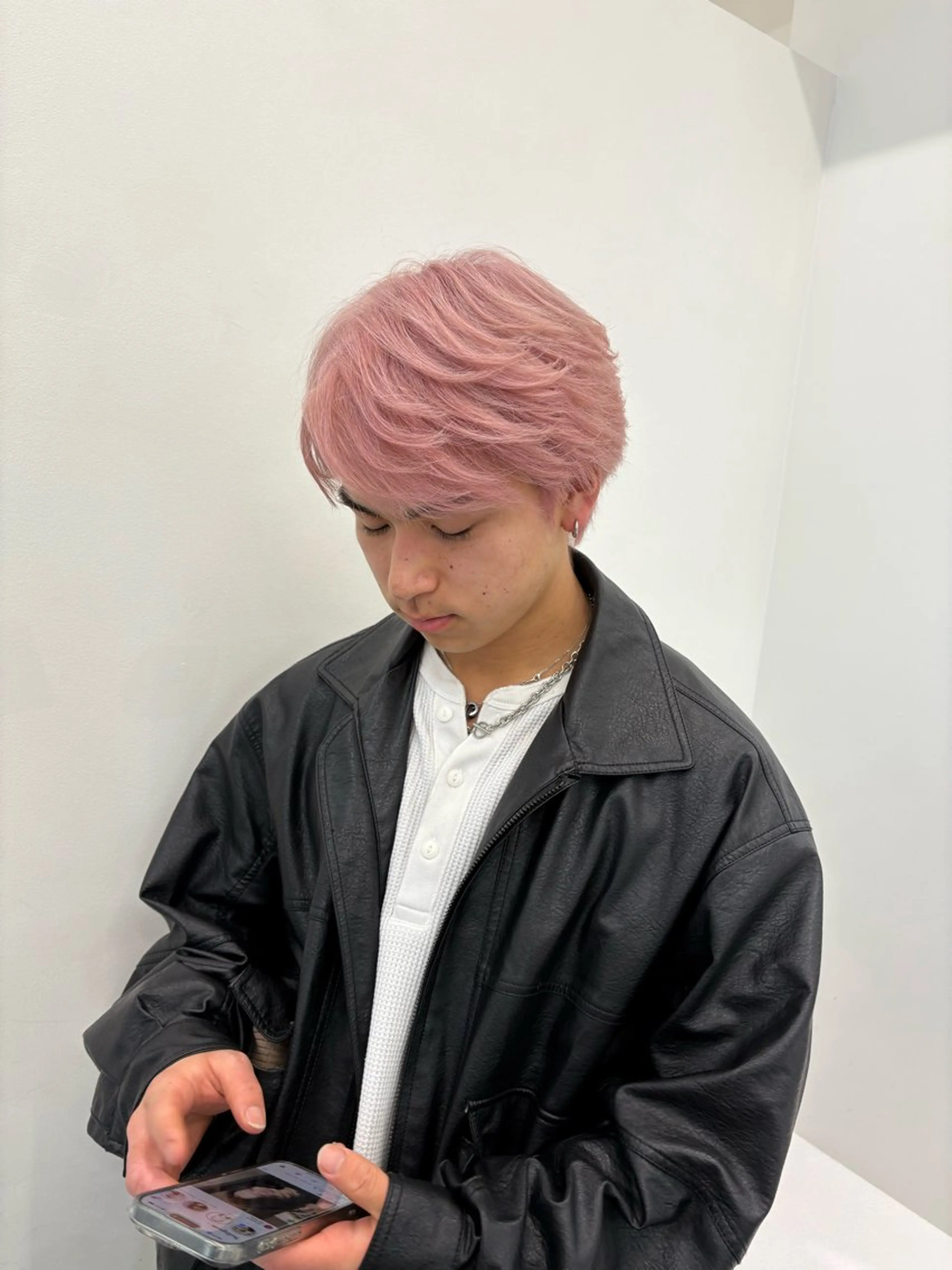 メンズ メンズブリーチ 渋谷ハイトーン/ まぉまぉのヘアスタイル