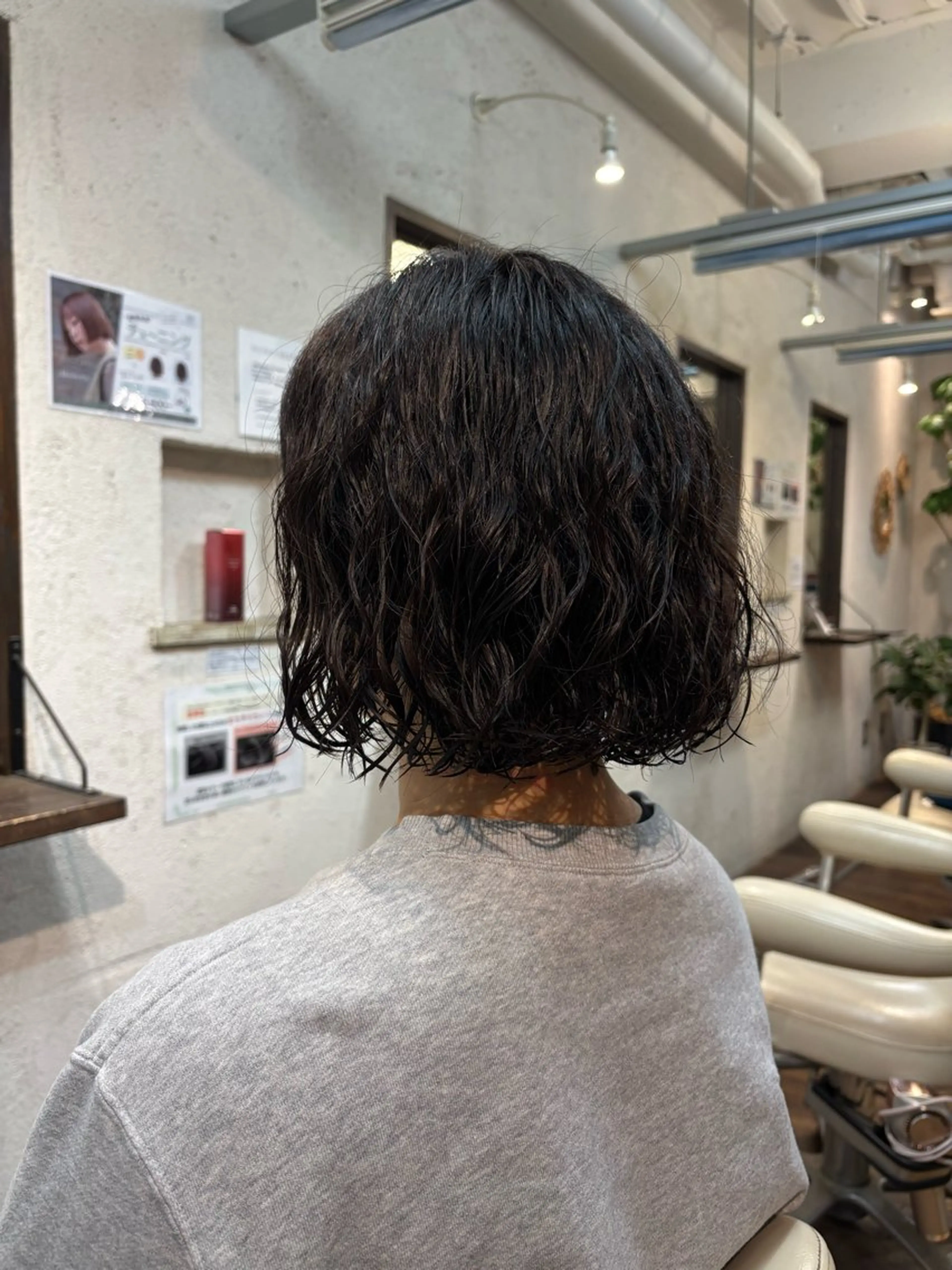 ショート カット パーマ 中宗 哲平のヘアスタイル