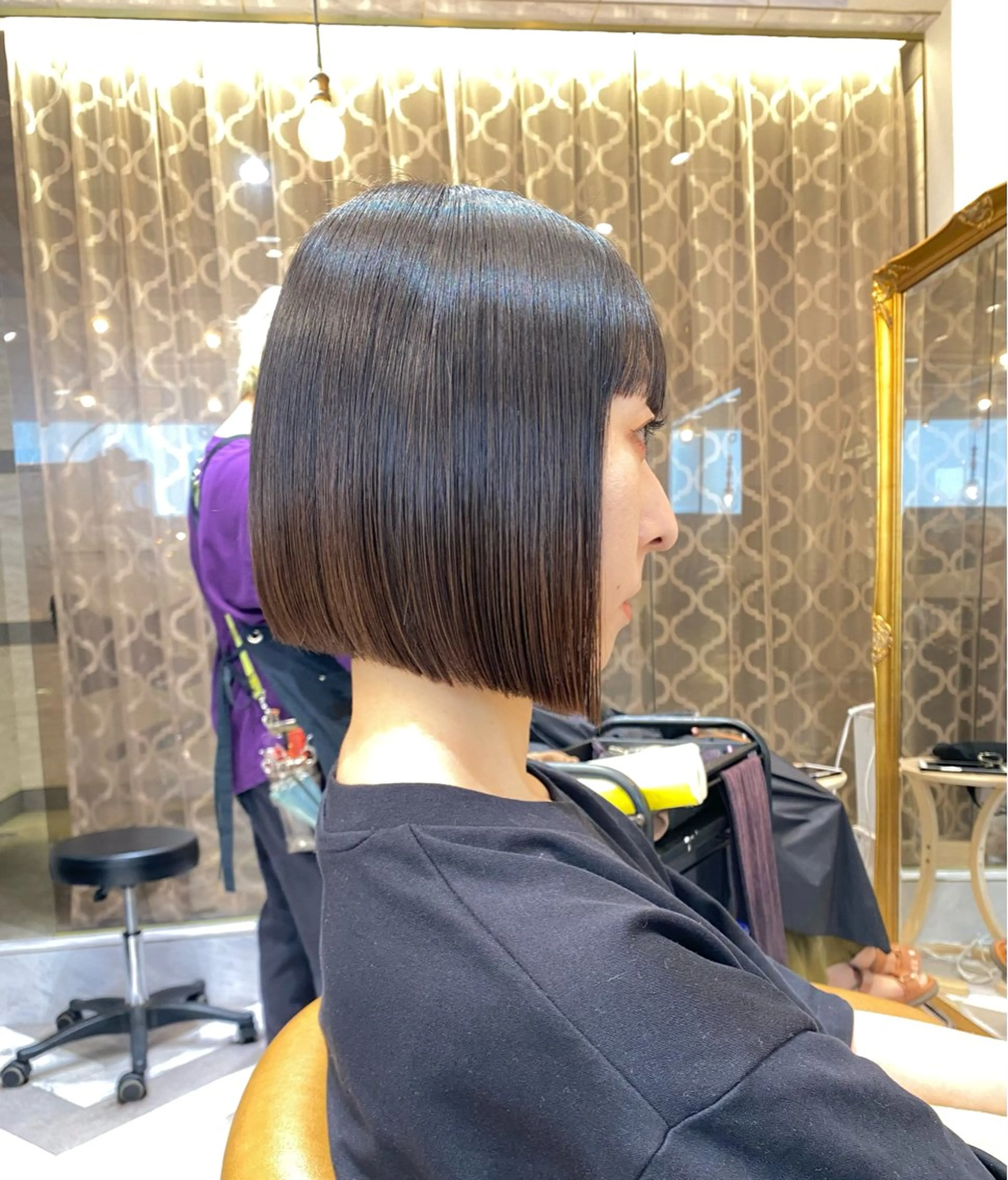 ショート カラー カット ヘアカラー トリートメント レイヤーカット /透明感カラー西田のヘアスタイル