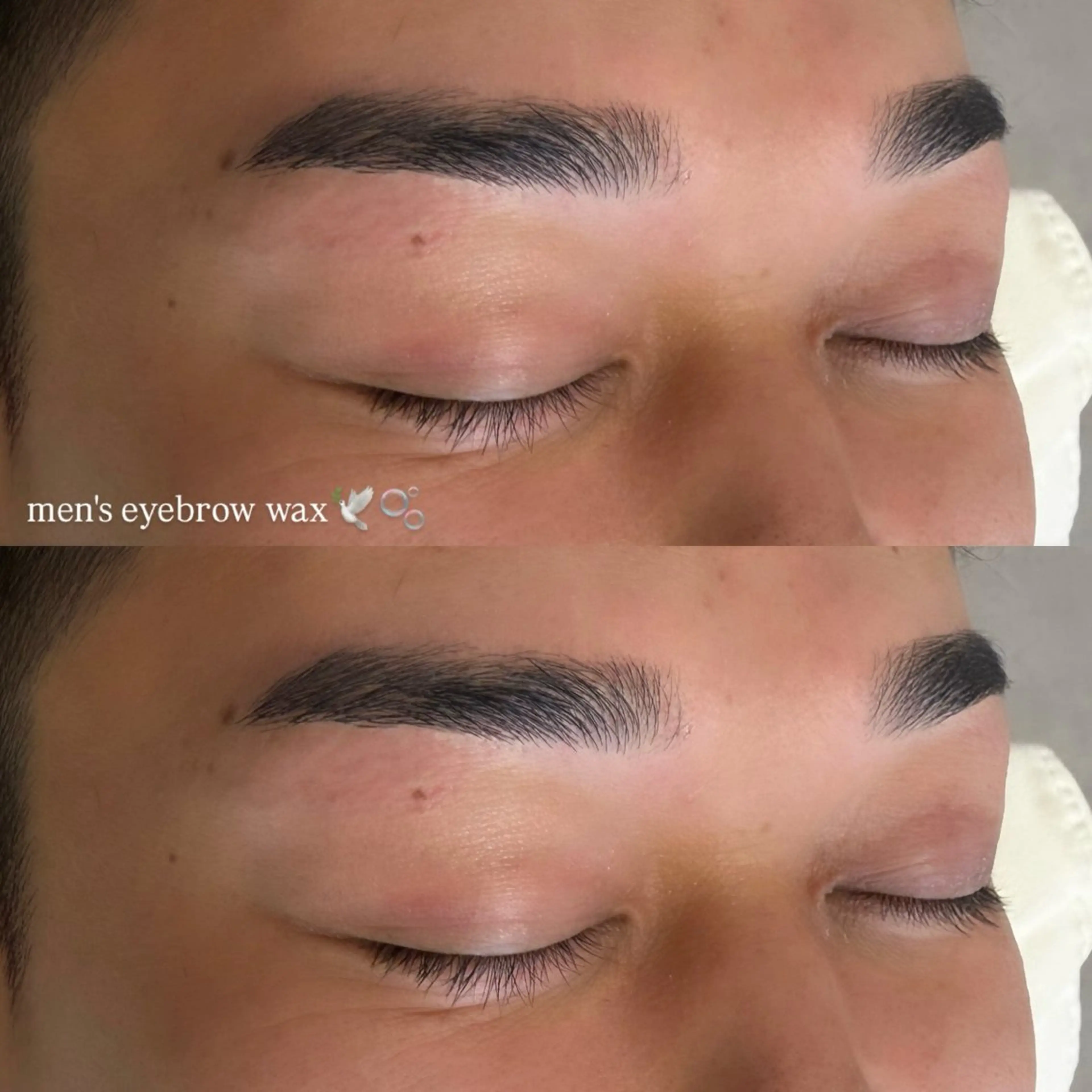 メンズ アイブロウ ワックス脱毛 眉カット LUCE (ルーチェ)のマツエク・マツパデザイン