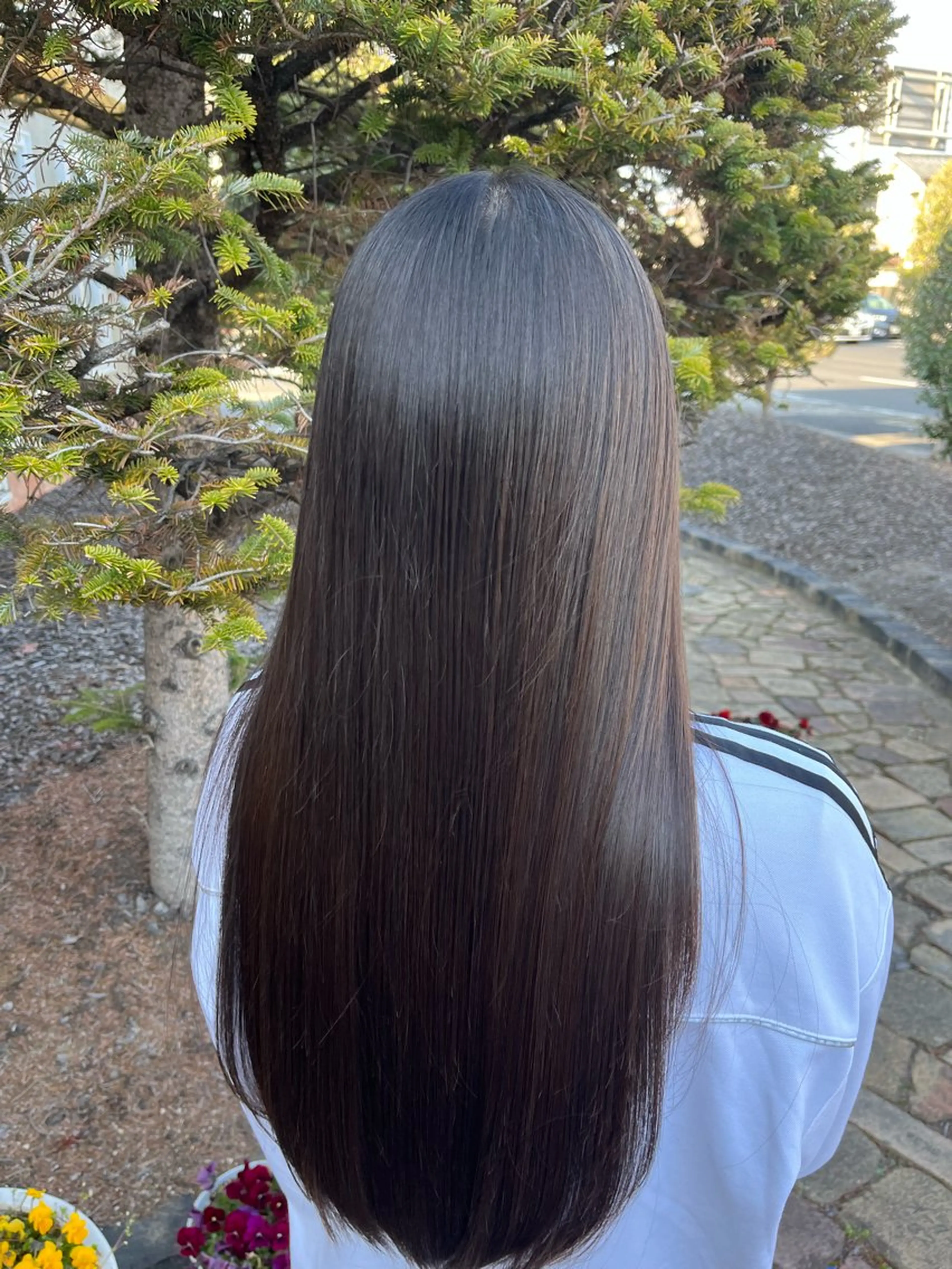 ロング ロングレイヤー レイヤーカット ロング 西田 早輝子🍊のヘアスタイル