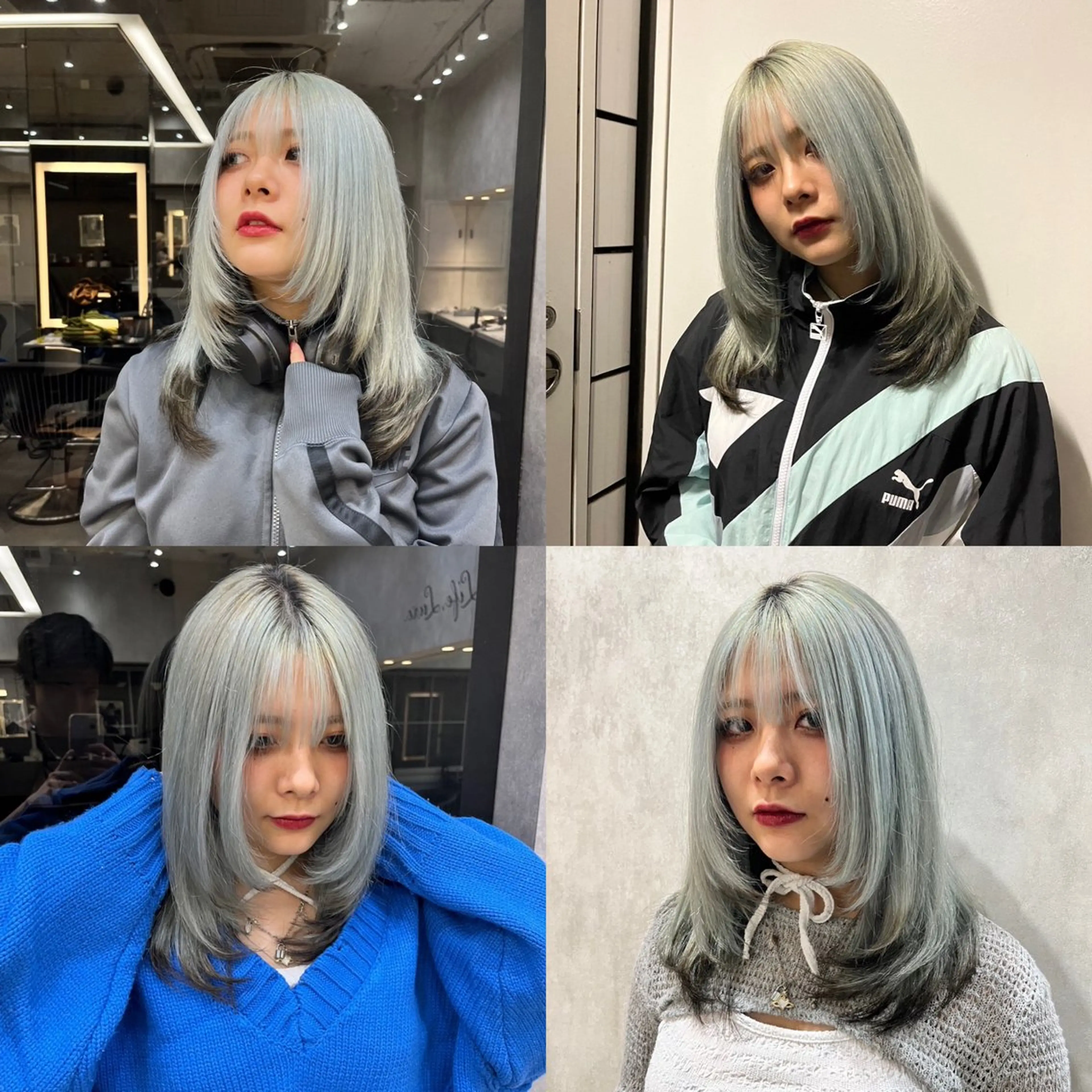 ミディアム カラー 池袋/似合わせ/縮毛 髪質改善【ugen】のヘアスタイル