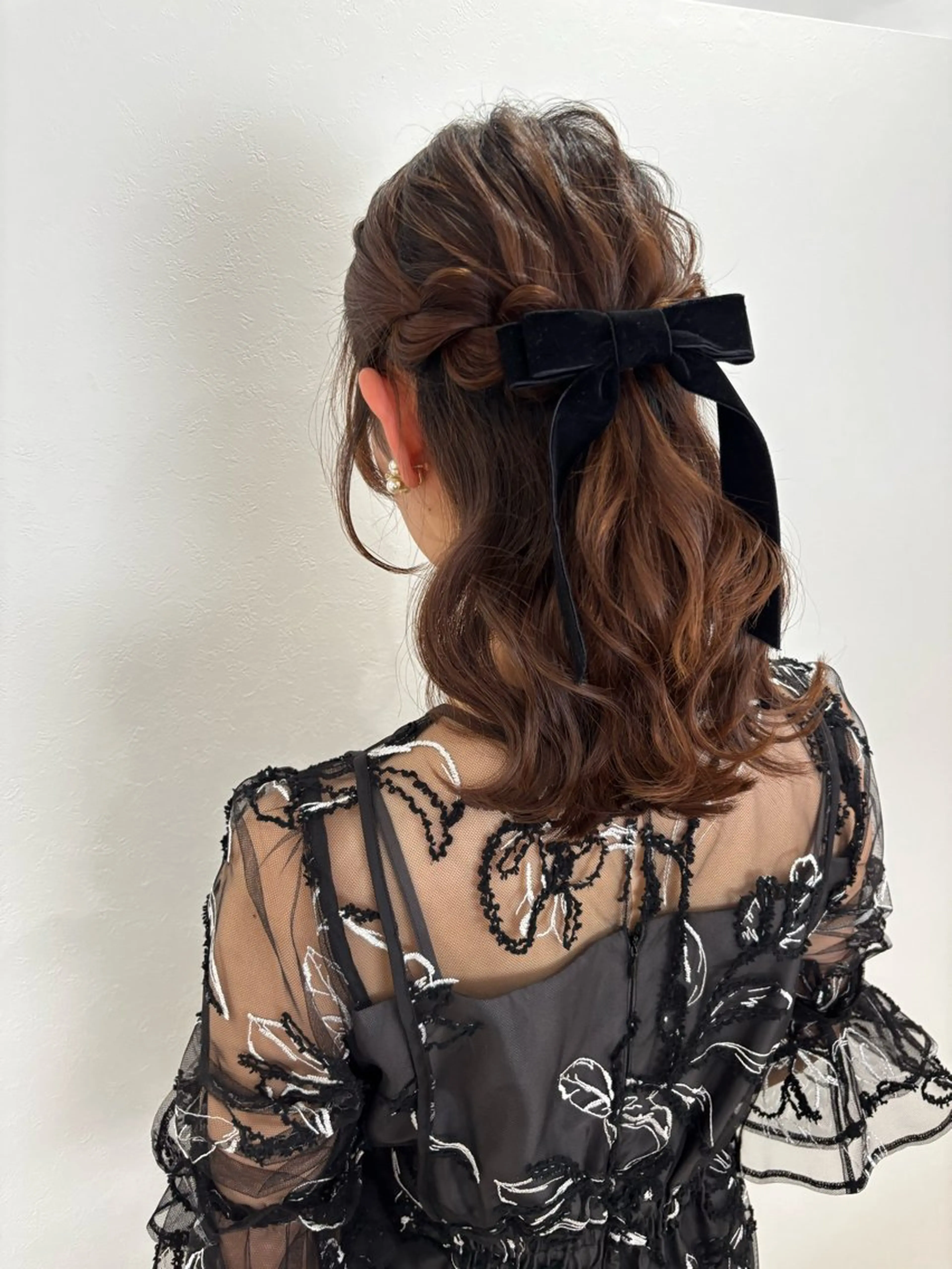 ヘアアレンジ ハーフアップ ヘアセット ヘアセット🎀推し活 市川駅近🩵MIHOのヘアスタイル