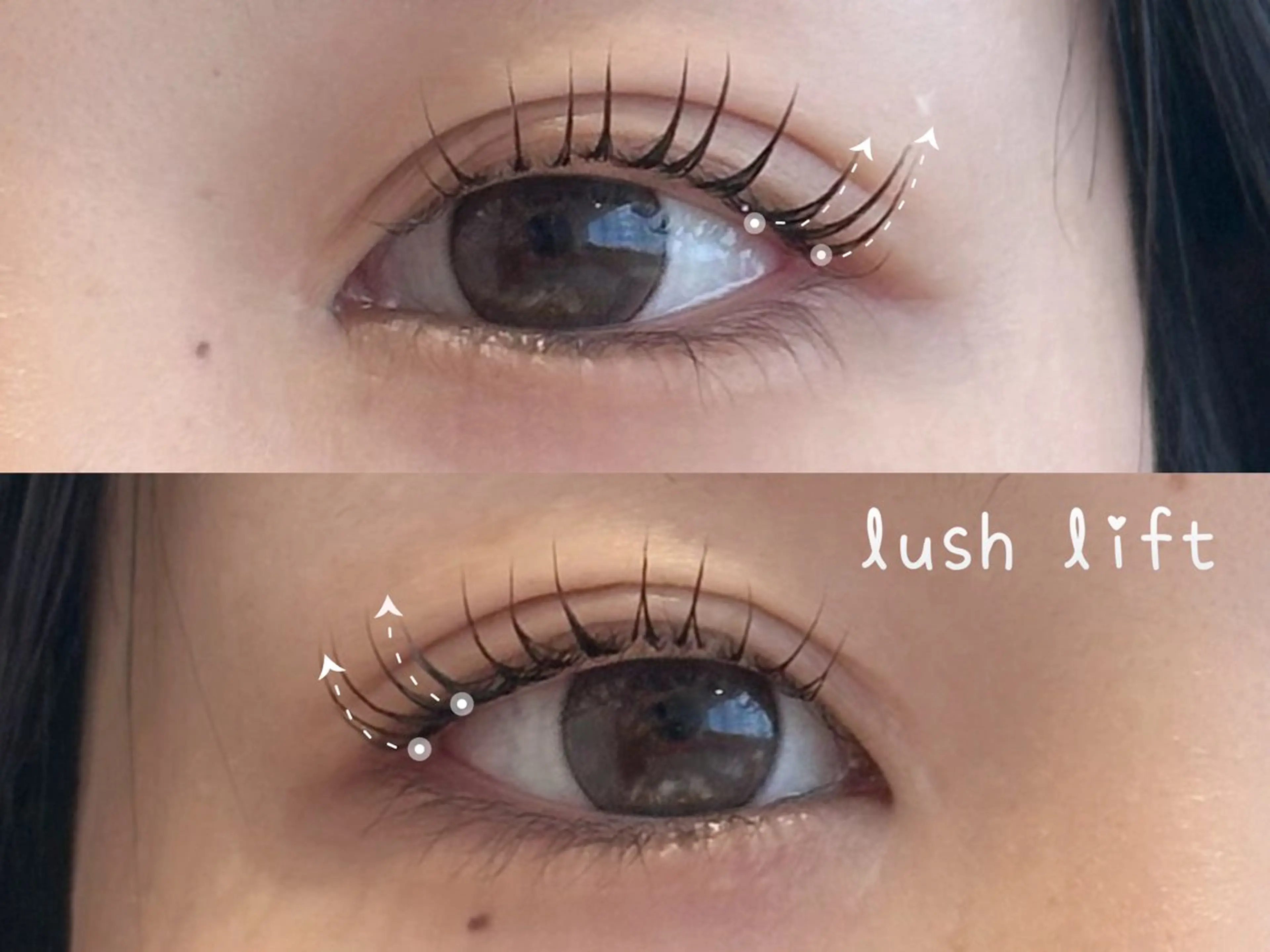 【ミニモ学割】まつ毛パーマorパリジェンヌ🌸束感コーティング仕上げ🌸の写真