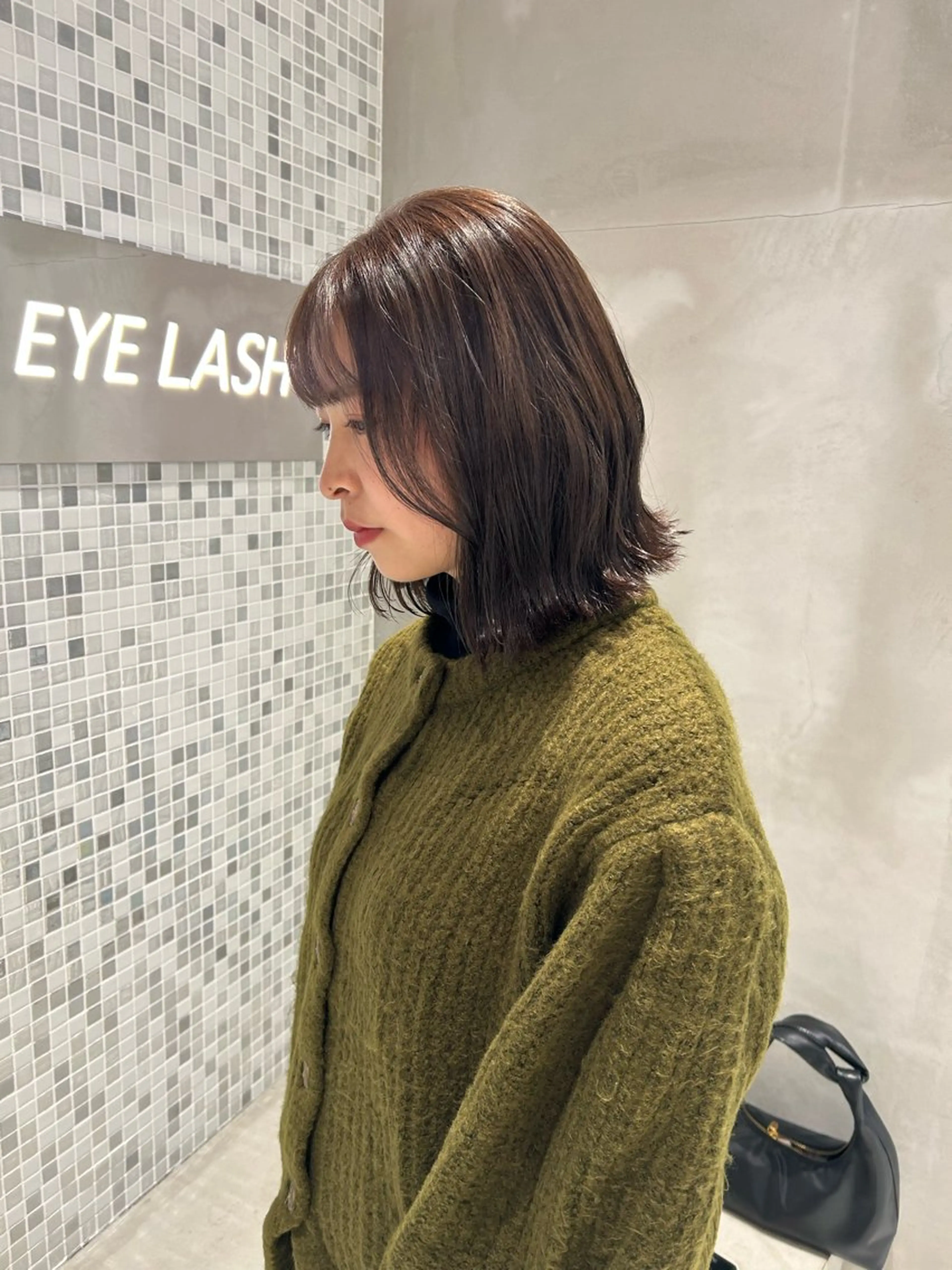 ミディアム カラー 透明感カラー ラベンダーカラー カット ヘアカラー トリートメント 透明感カラー🫧 nanohaのヘアスタイル