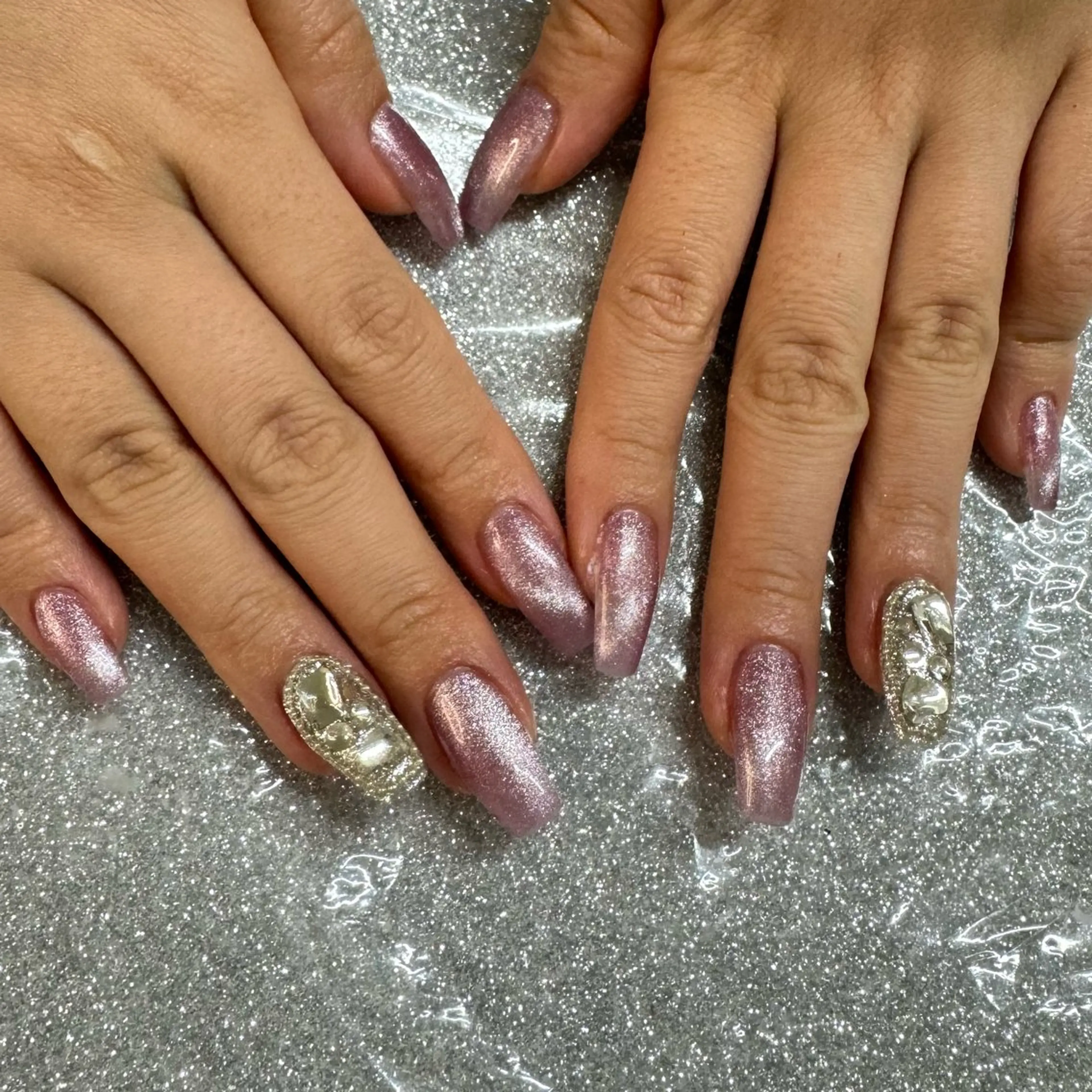 ネイル ハンドネイル VIERU 🌈🎀💖のネイルデザイン