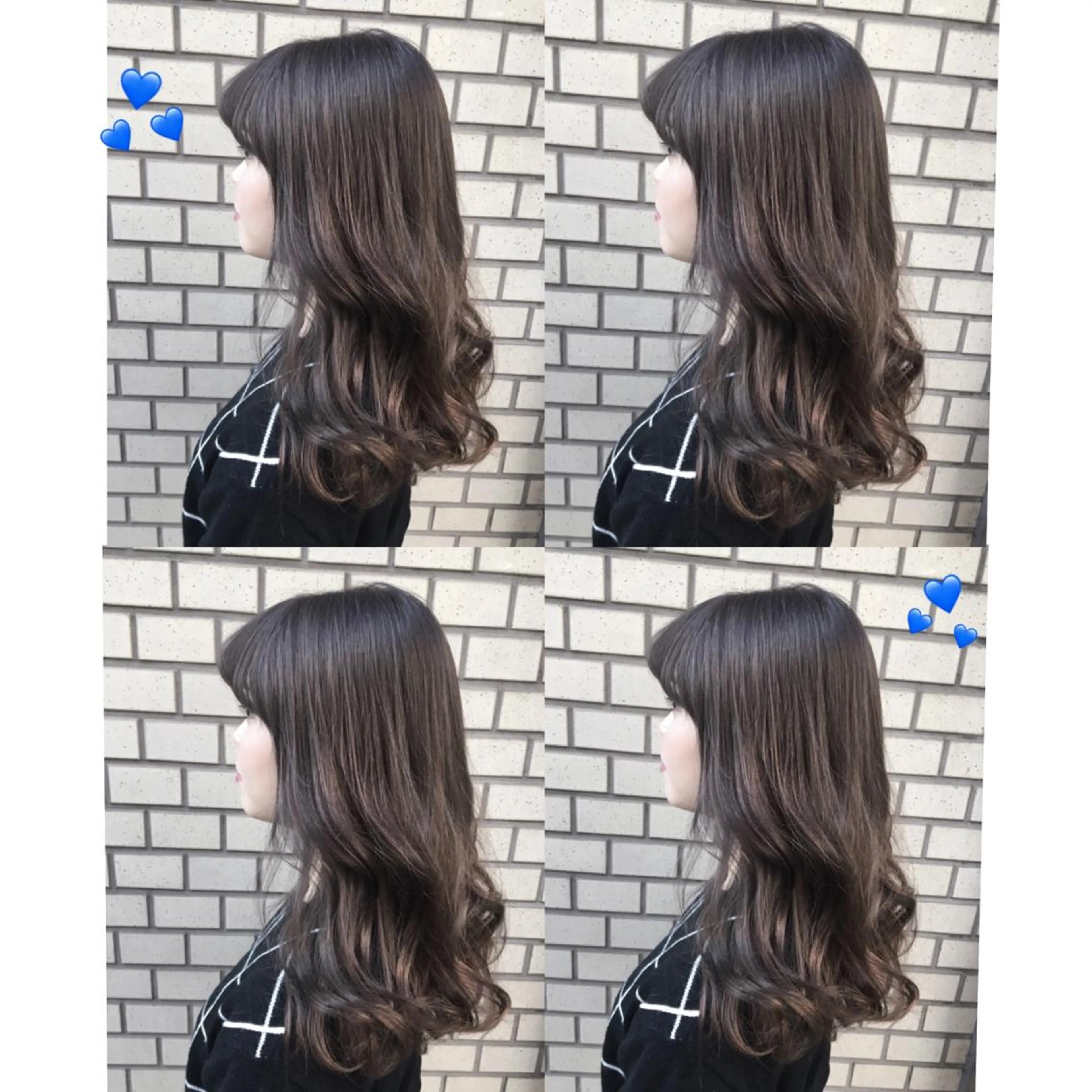 セミロング カラー ブリーチ 透明感カラー グレージュ イルミナカラー 外国人風カラー 韓国ヘア得意❤︎森澤 悠佳のヘアスタイル