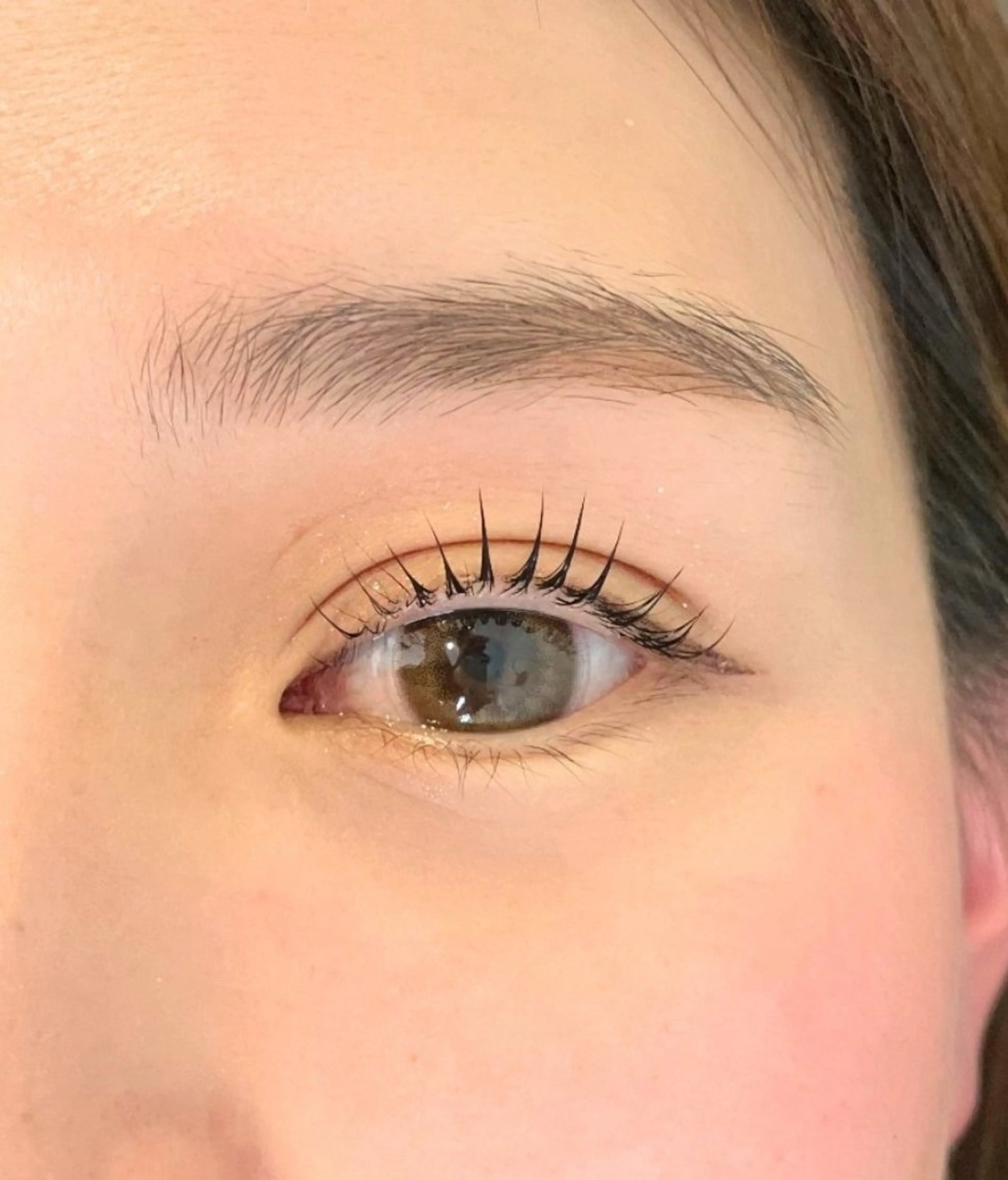 【まつ毛ティント】まつ毛ティント+Designパーマ(パリジェンヌ)の写真