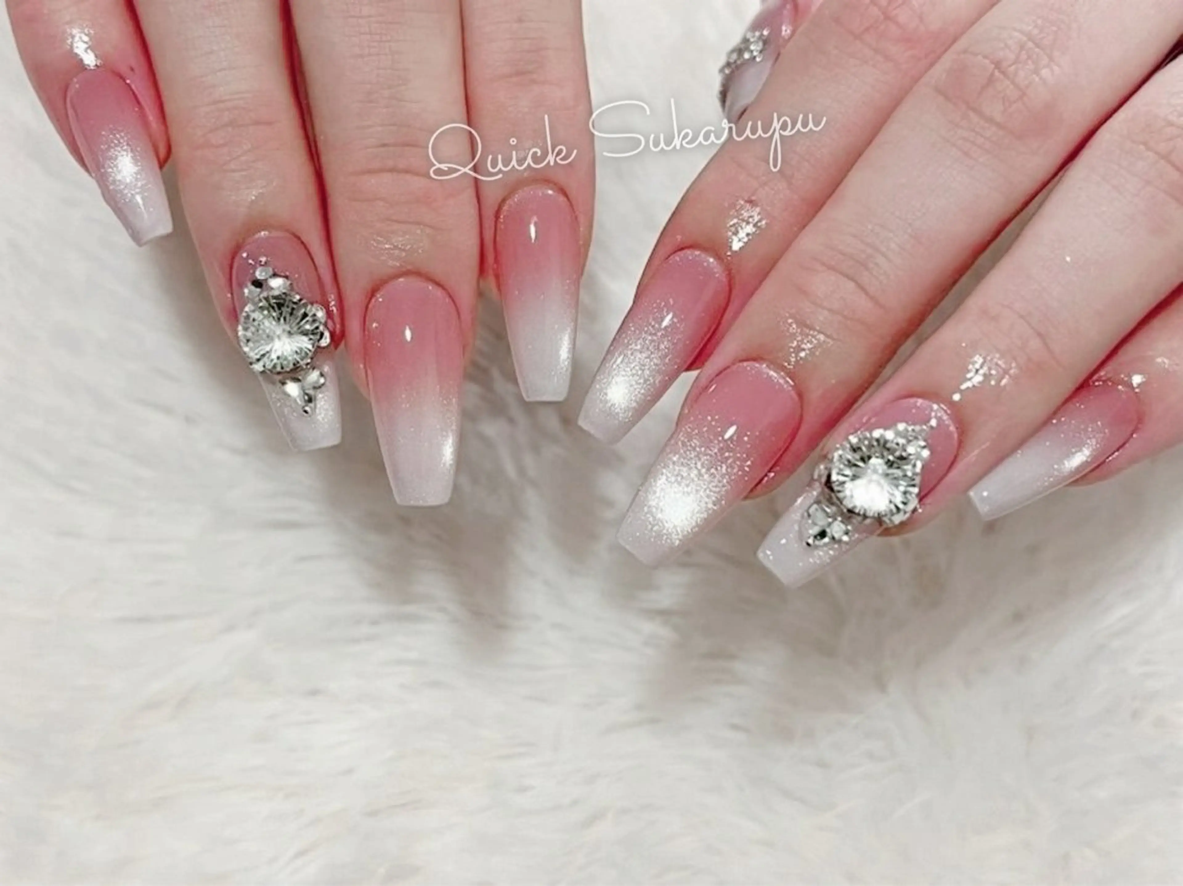 ネイル ハンドネイル Quick Sukarupu 池袋東口【チップ長さだし専門店】所属・Quick Sukarupu池袋のネイルデザイン
