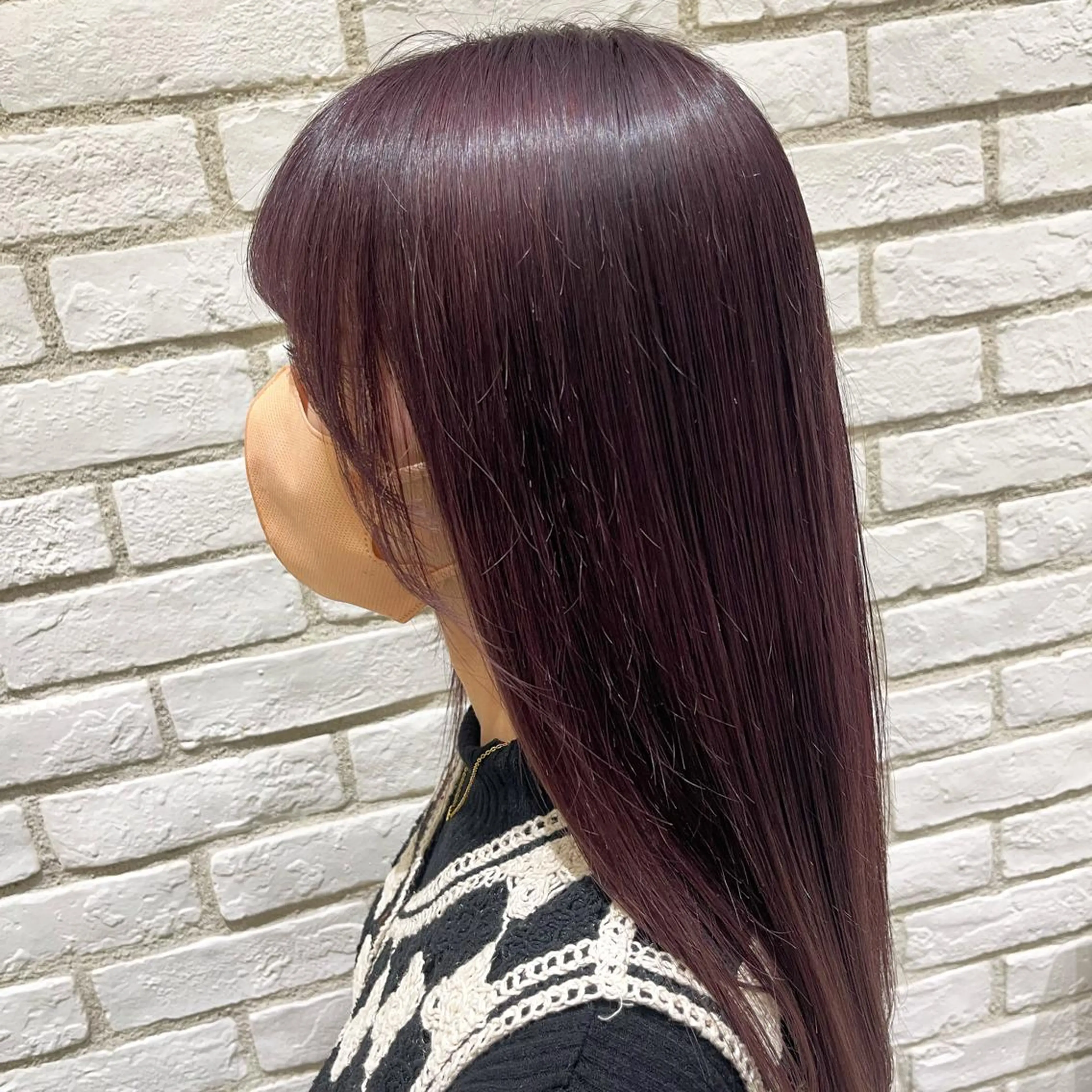 ロング カラー 《艶髪縮毛矯正》 かのん☽⑅ ˖のヘアスタイル