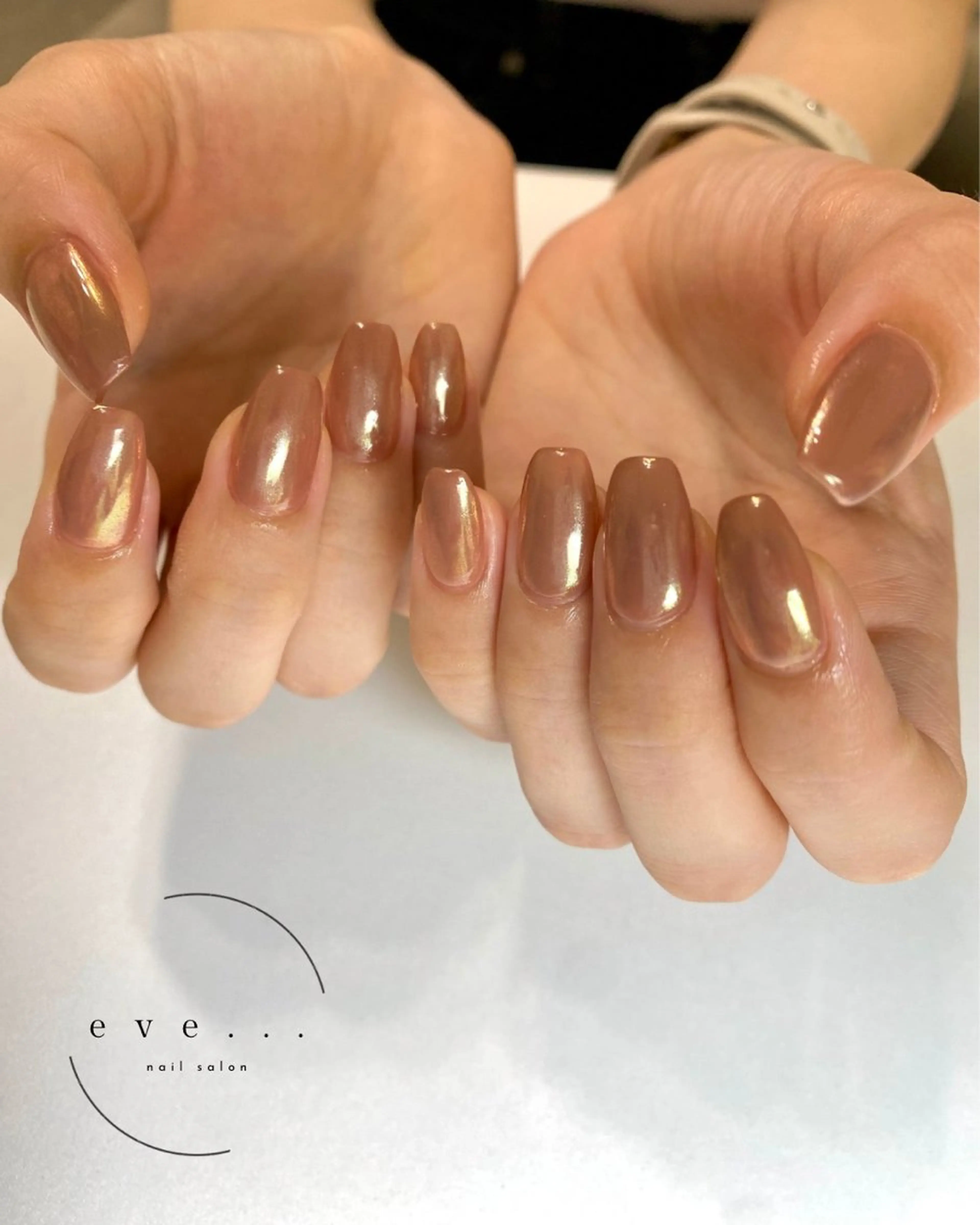 ネイル オーロラネイル オフィスネイル シンプルネイル ハンドネイル nail salon eve...のネイルデザイン