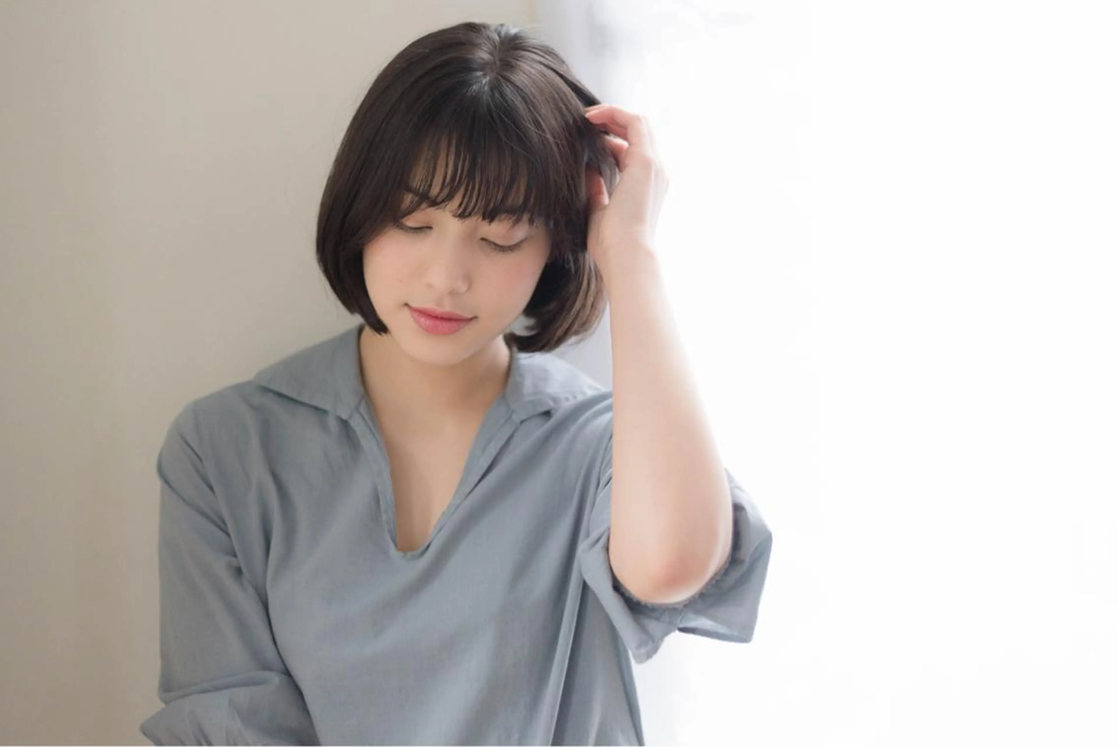 ショート カラー パーマ カット ヘアカラー GO TODAY シェアサロン 原宿本店所属・ボブ/レイヤー/ パーマ/淀川 純のヘアスタイル