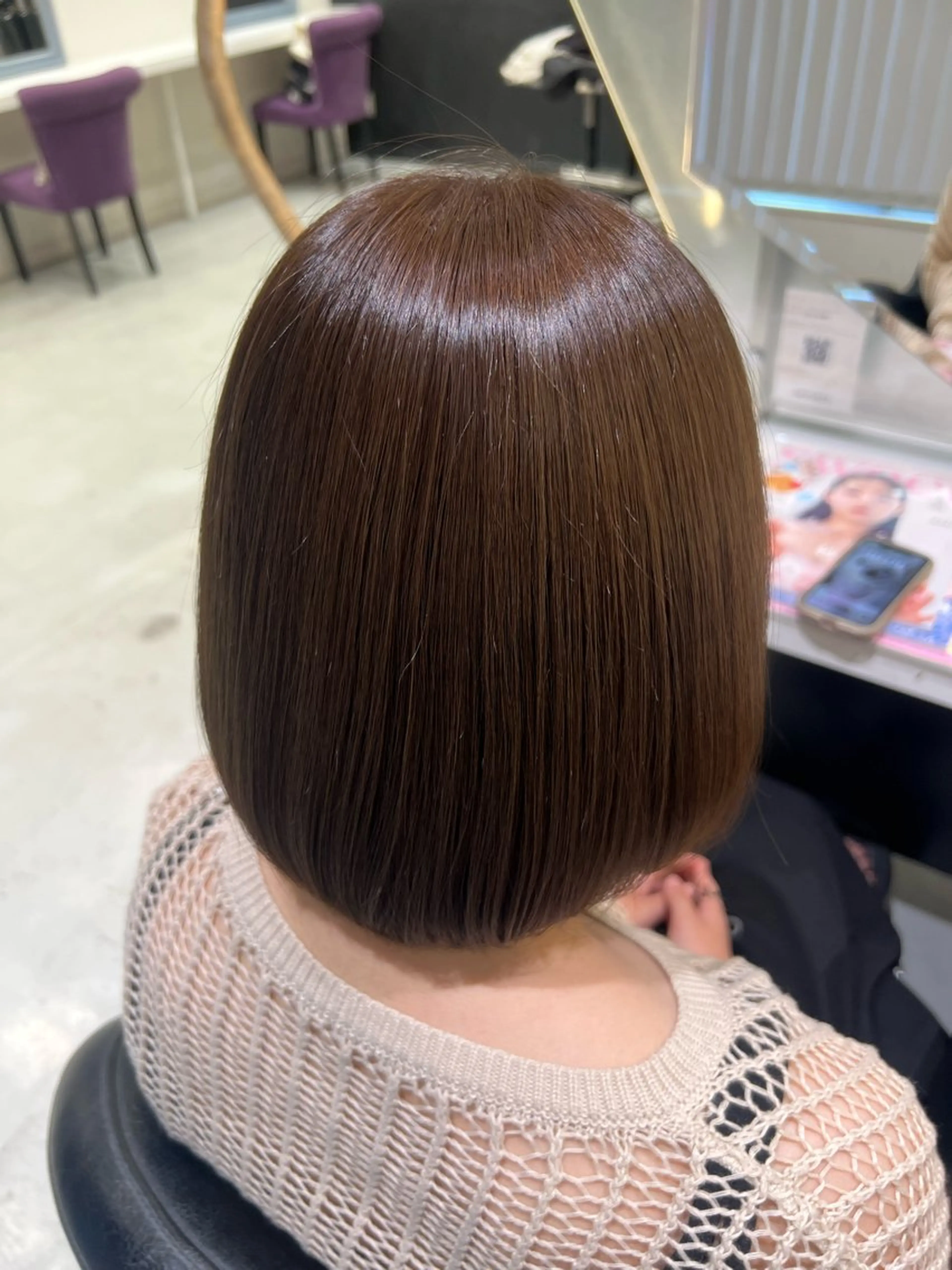 カラー 艶カラー/マツエク /似合わせ🤍ななえのヘアスタイル