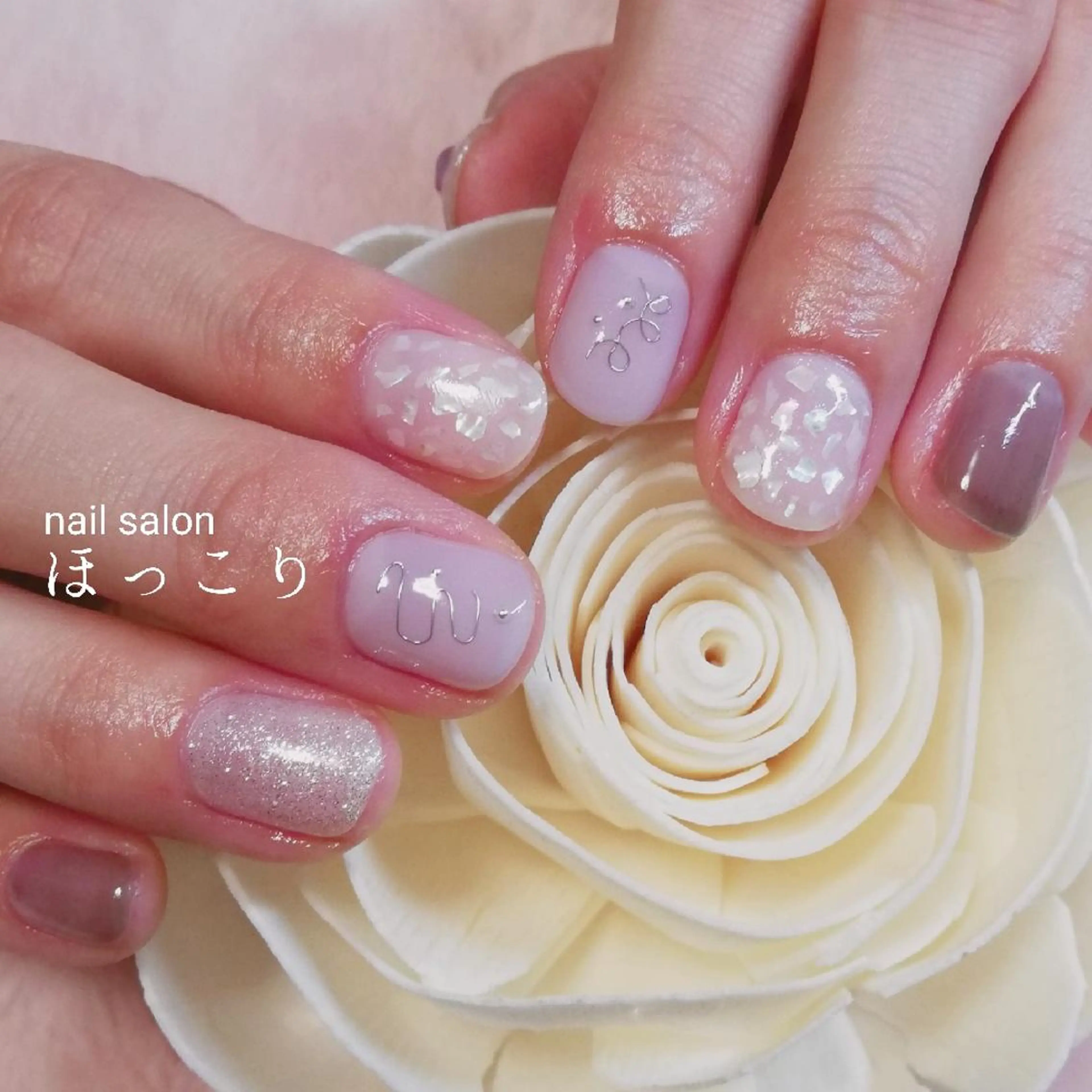 ネイル ニュアンスネイル ネイルサロンほっこり kanaのネイルデザイン