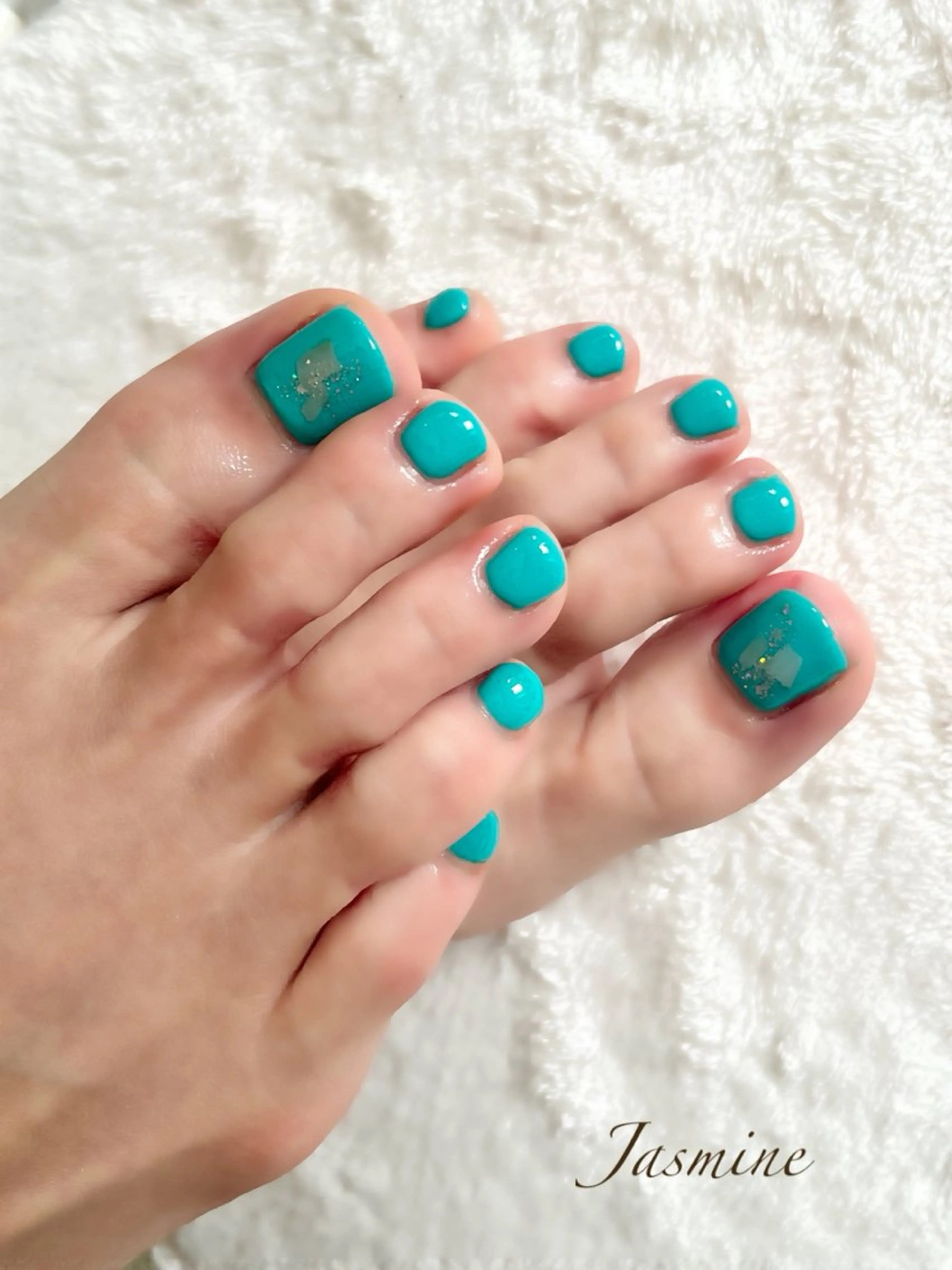 ネイル フットネイル Jasmine 林のネイルデザイン