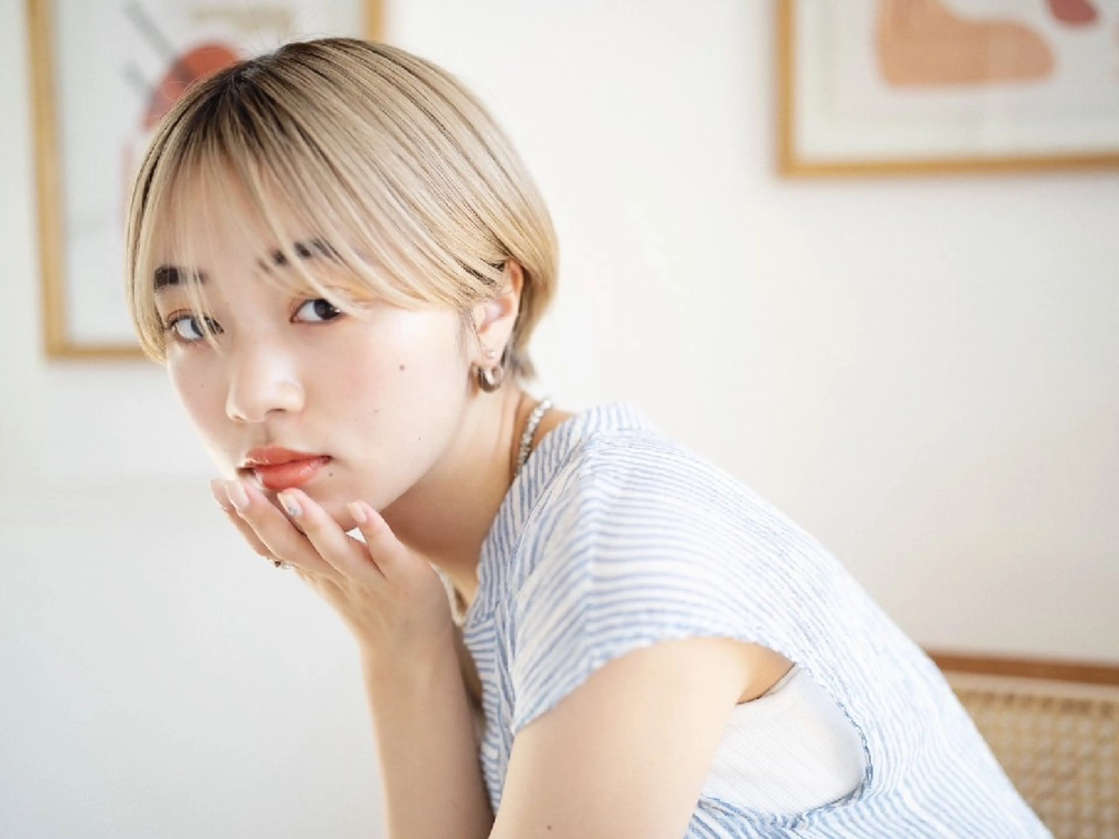 ショート カラー 睡眠スパ🛀/カット /恵比寿noce✂︎のヘアスタイル