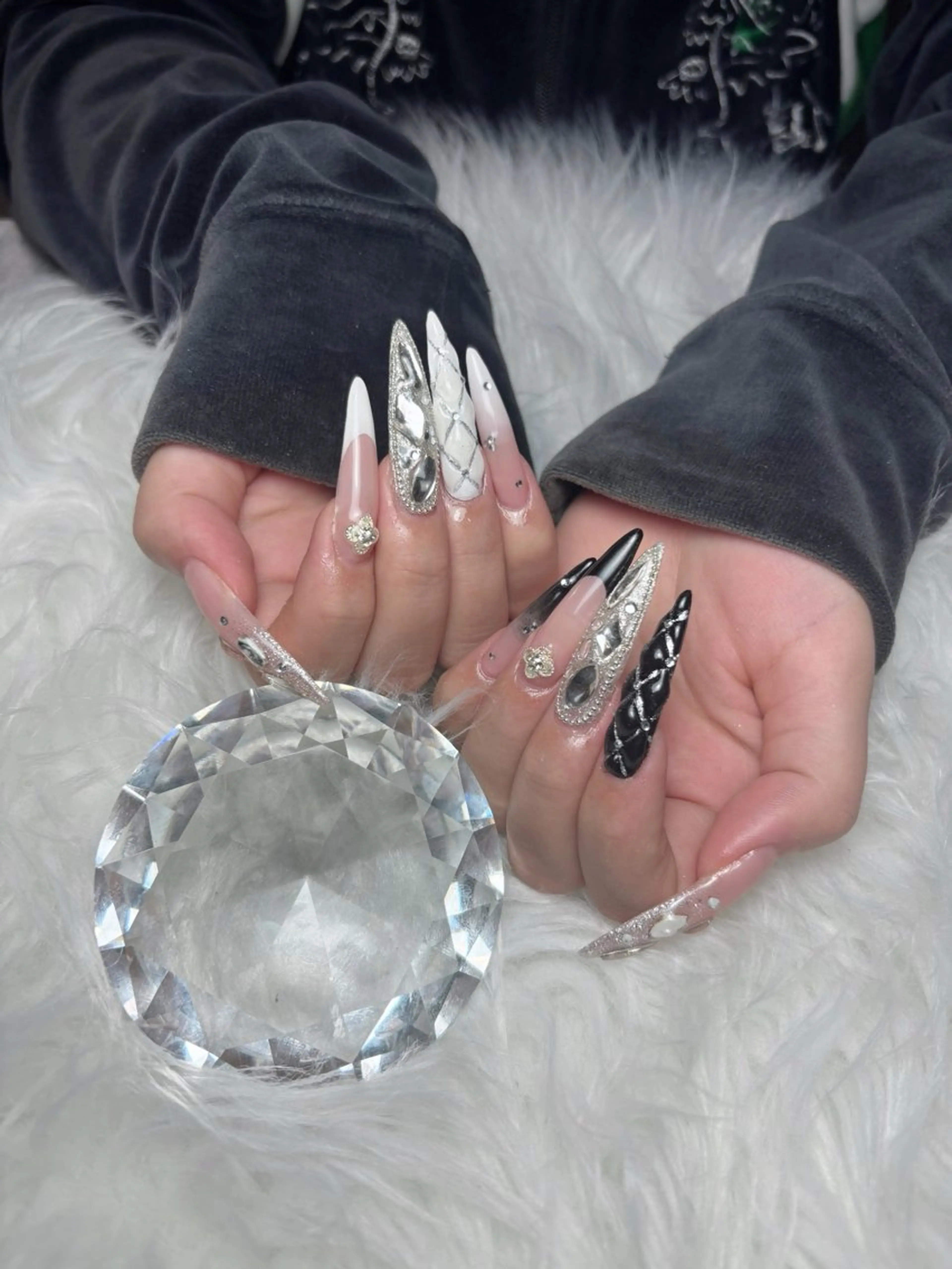 🎀チップ長さだし10本 デザインやり放題(オフあり)の写真