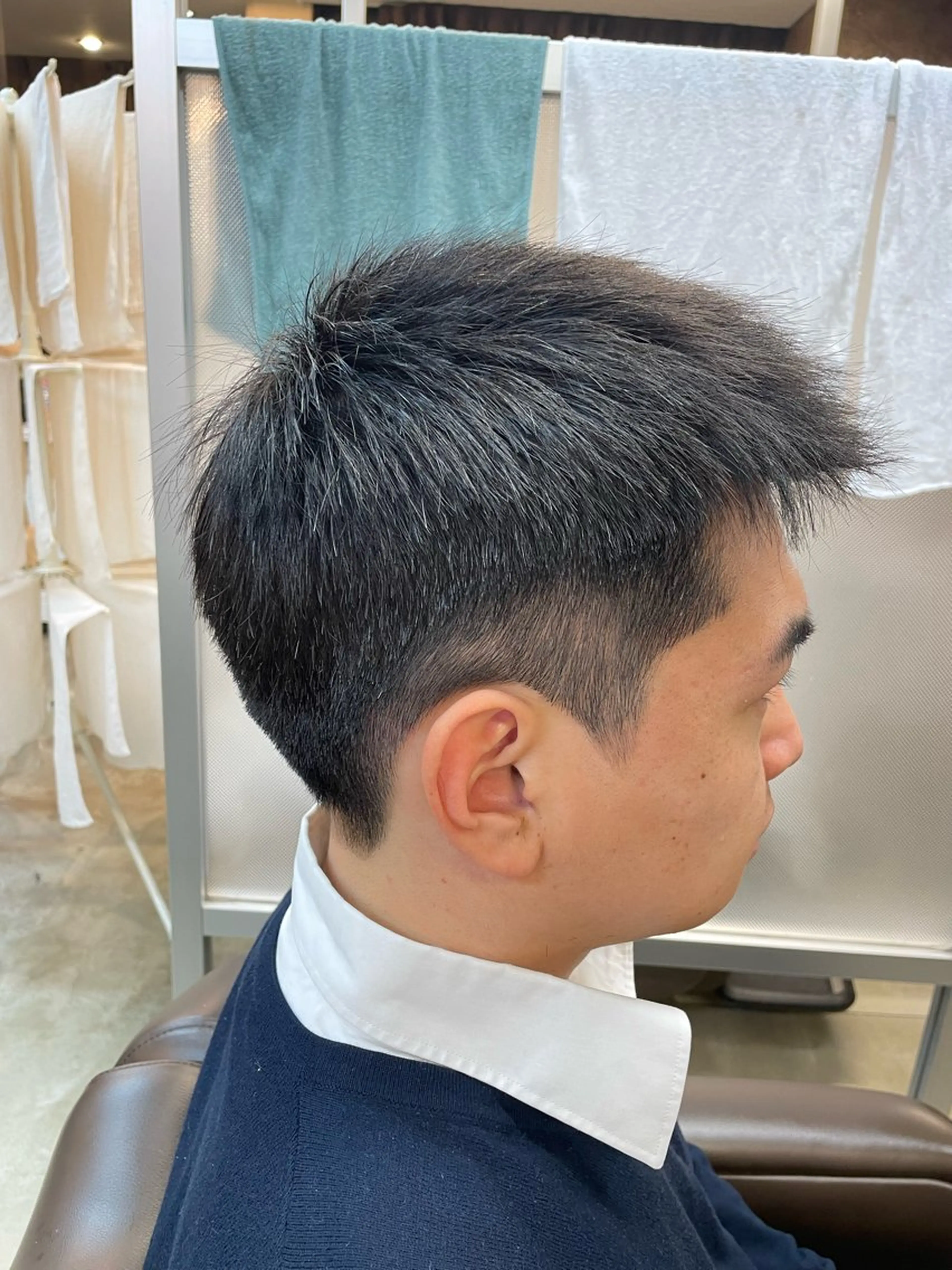 ショート メンズ メンズパーマ特化 カバヤマ　リョウのヘアスタイル