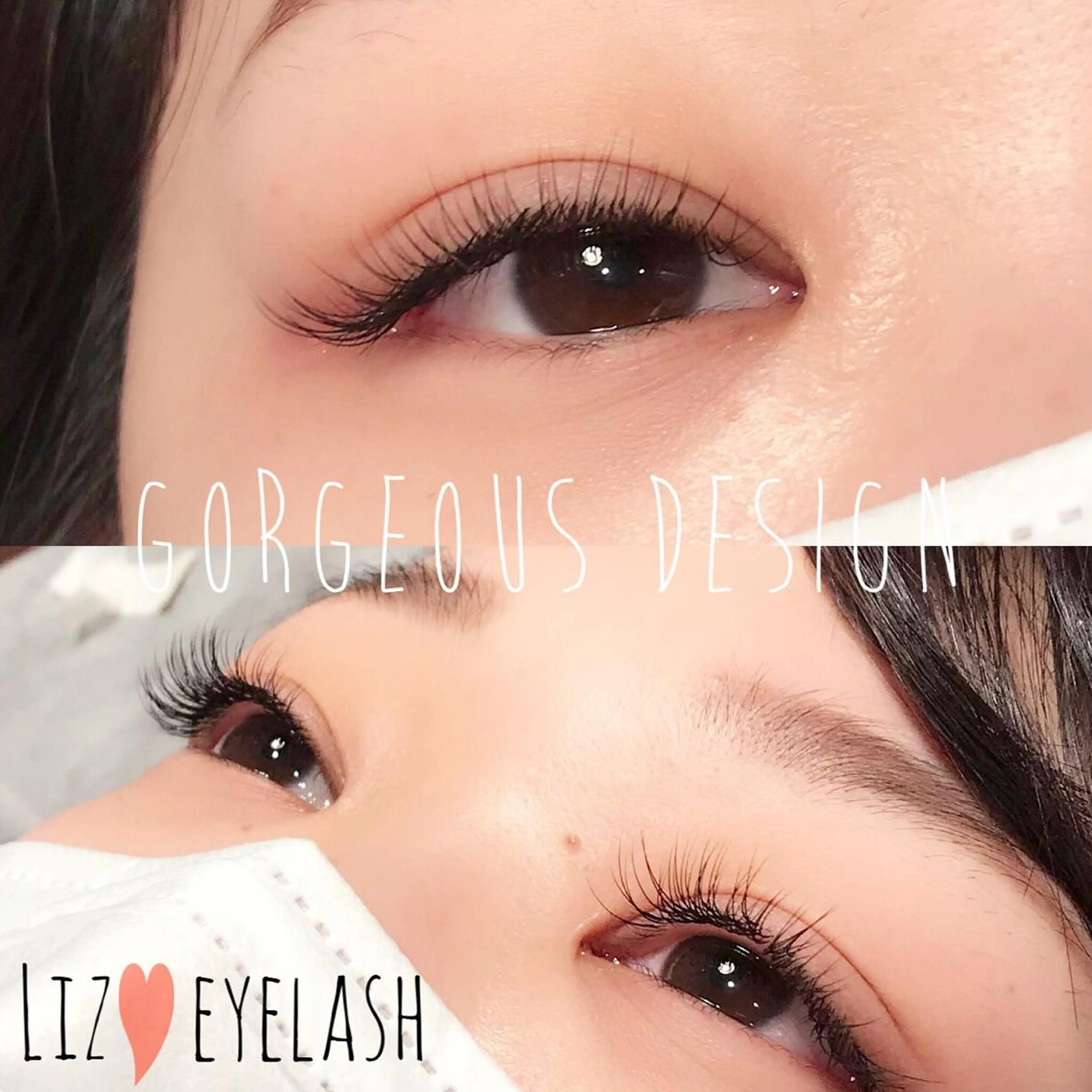 ネイル マツエク・マツパ Cカール 目尻長め マツエク nashira -ナシラ- 恵比寿のマツエク・マツパデザイン