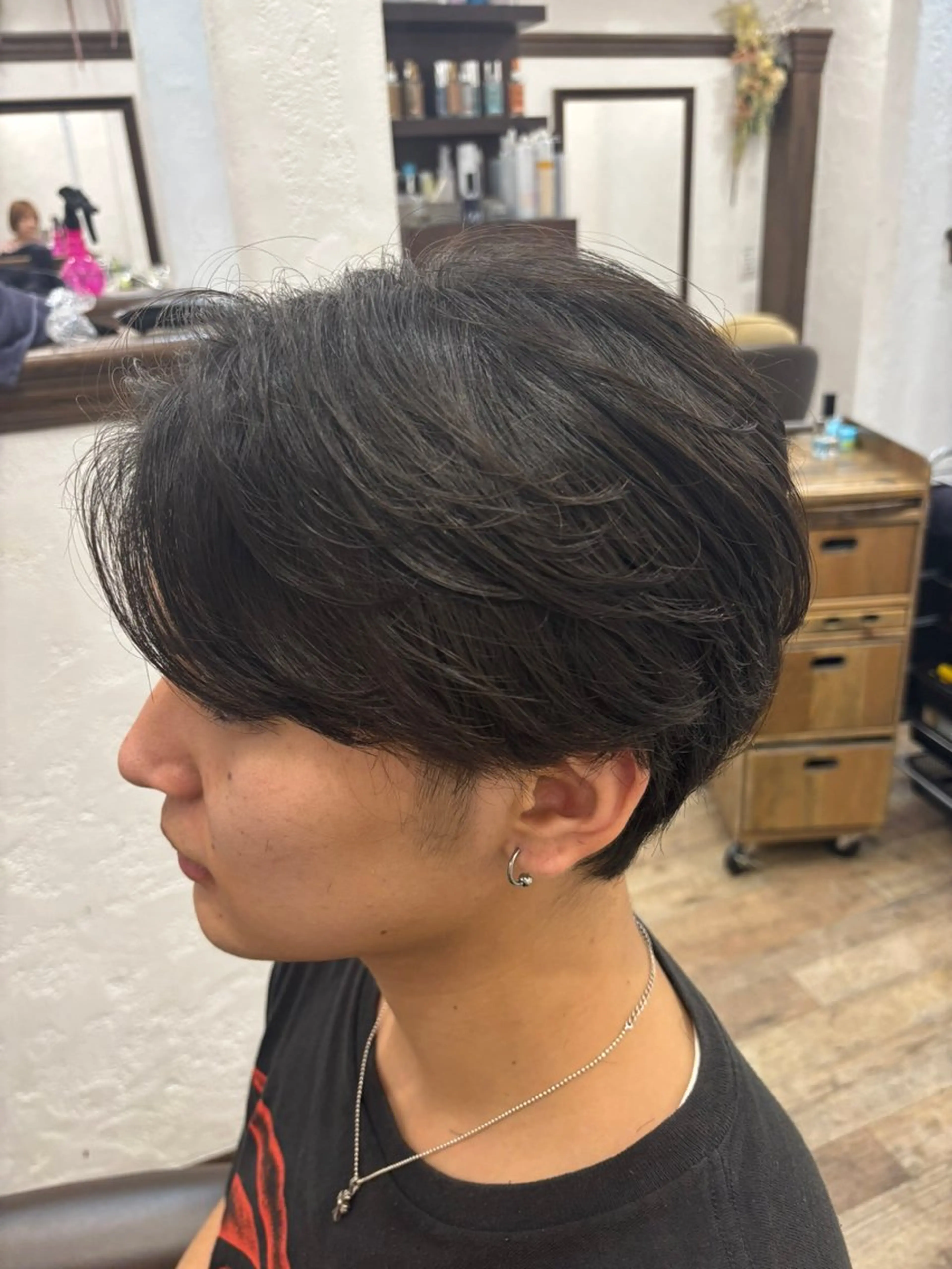 【期間限定】✨メンズカット➕パーマ#ニュアンス#フェザー✨の写真