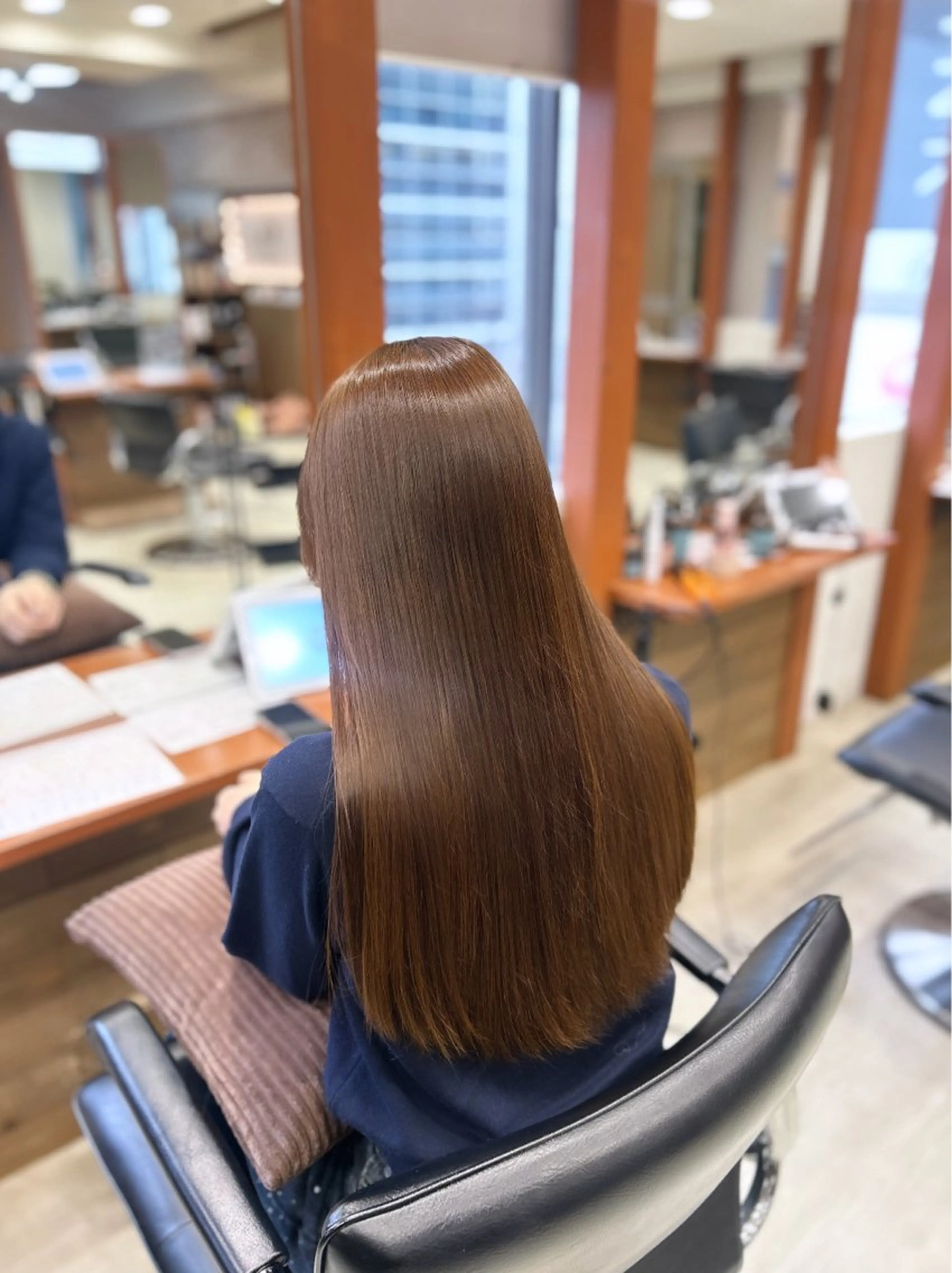 ロング カラー ベージュカラー カット ヘアカラー CIEL 難波店所属・🎀透明感/レイヤ ー/Kotona🎀のヘアスタイル