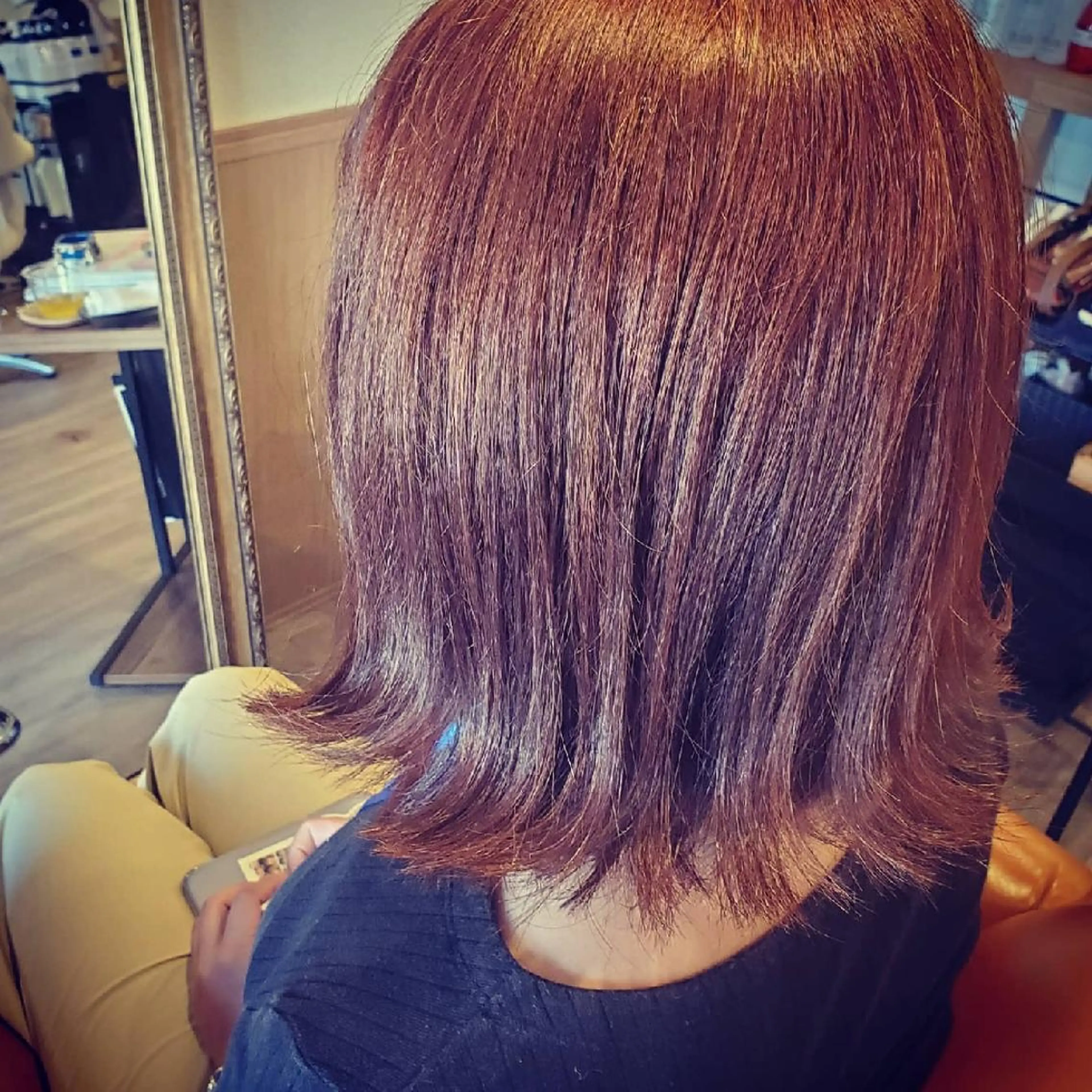 ミディアム カラー ブリーチ イルミナカラー 外国人風カラー トリートメント 酸熱トリートメント ヘアカラー spa hair  ark 富井直美のヘアスタイル