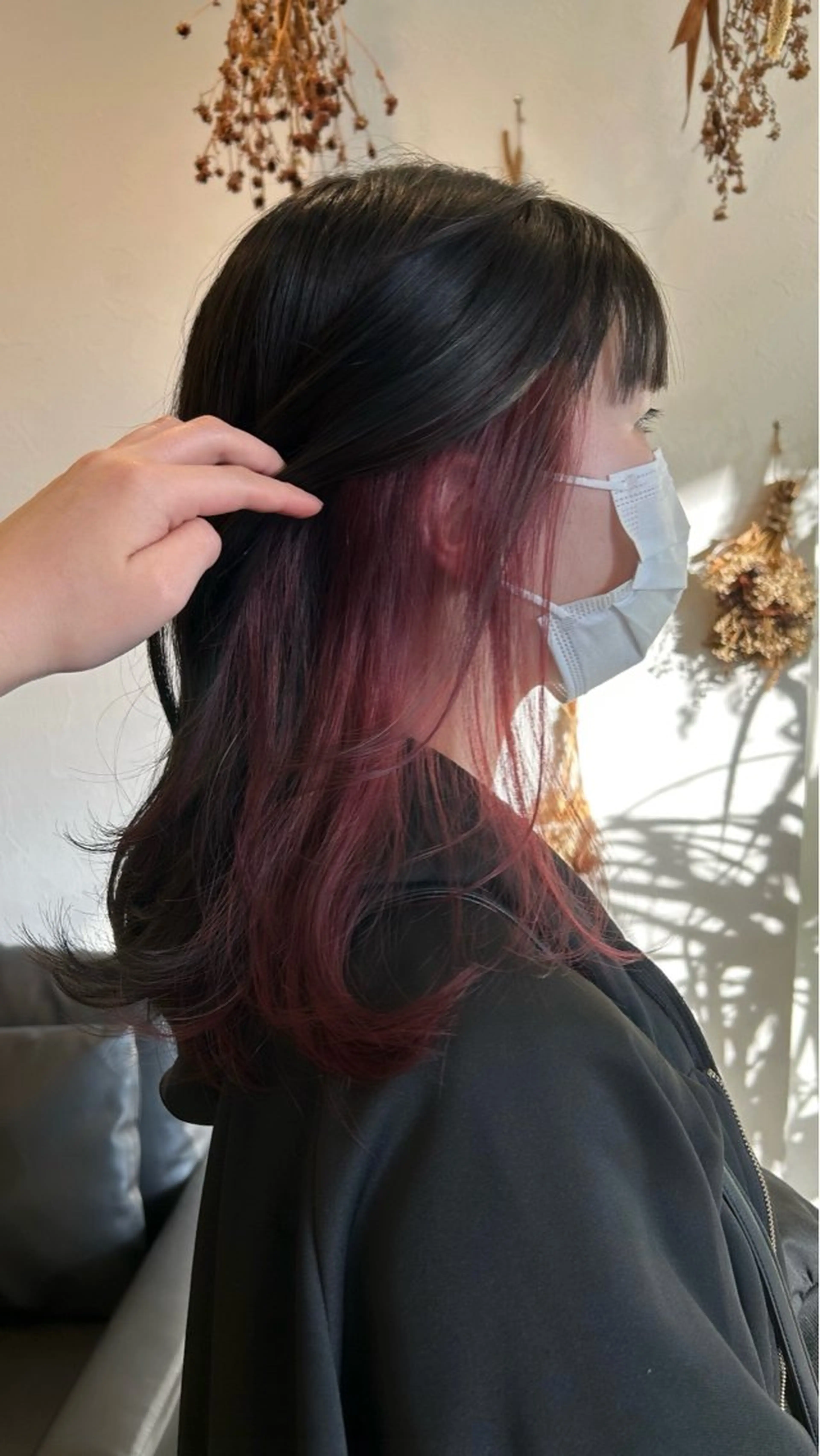 セミロング ヘアカラー silk🕯 hikaruのヘアスタイル