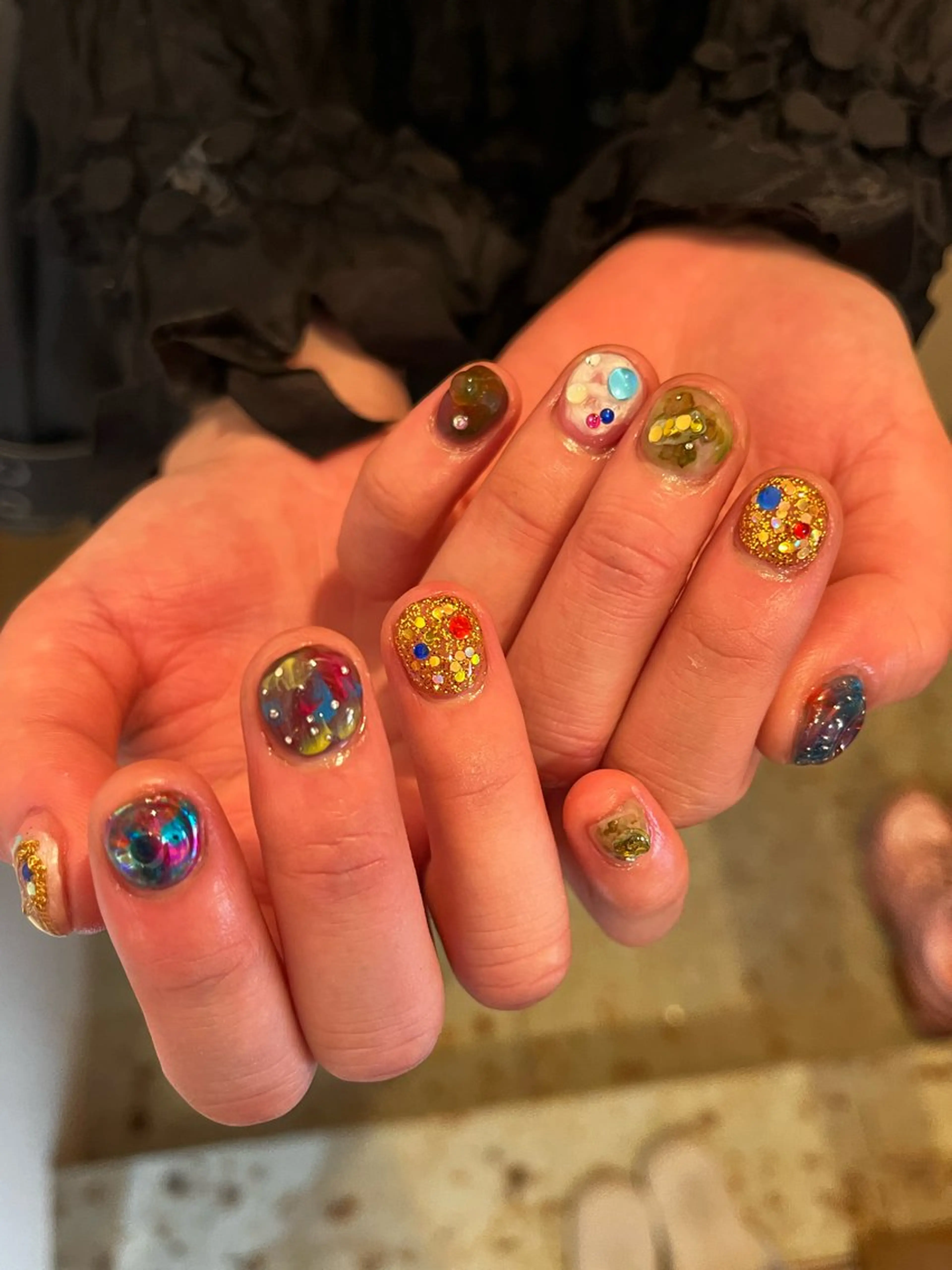 ネイル 文 /個性派ネイルのネイルデザイン