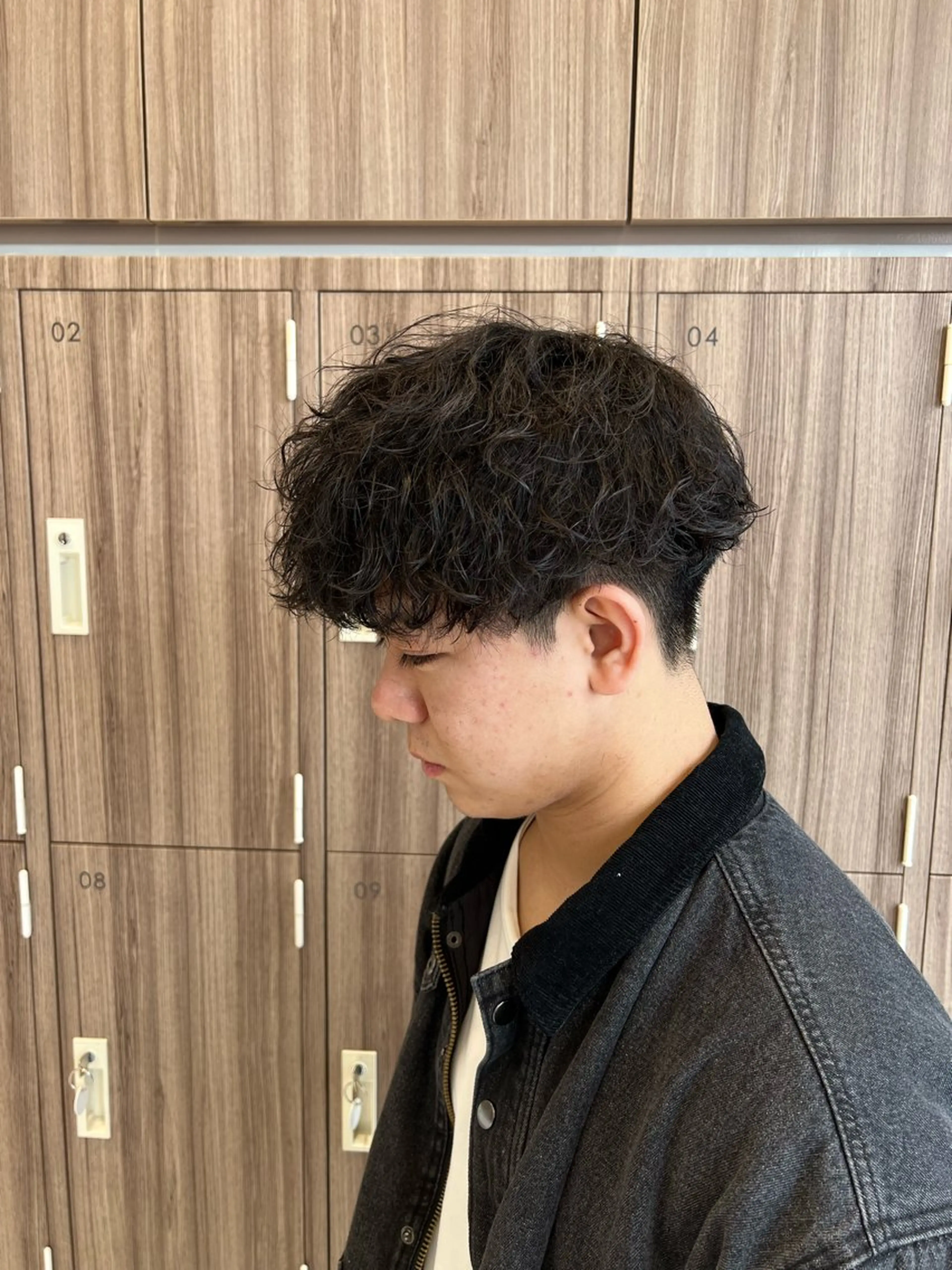 パーマ メンズ カット パーマ 美髪縮毛矯正/曲がる 縮毛矯正/佐野友尉のヘアスタイル