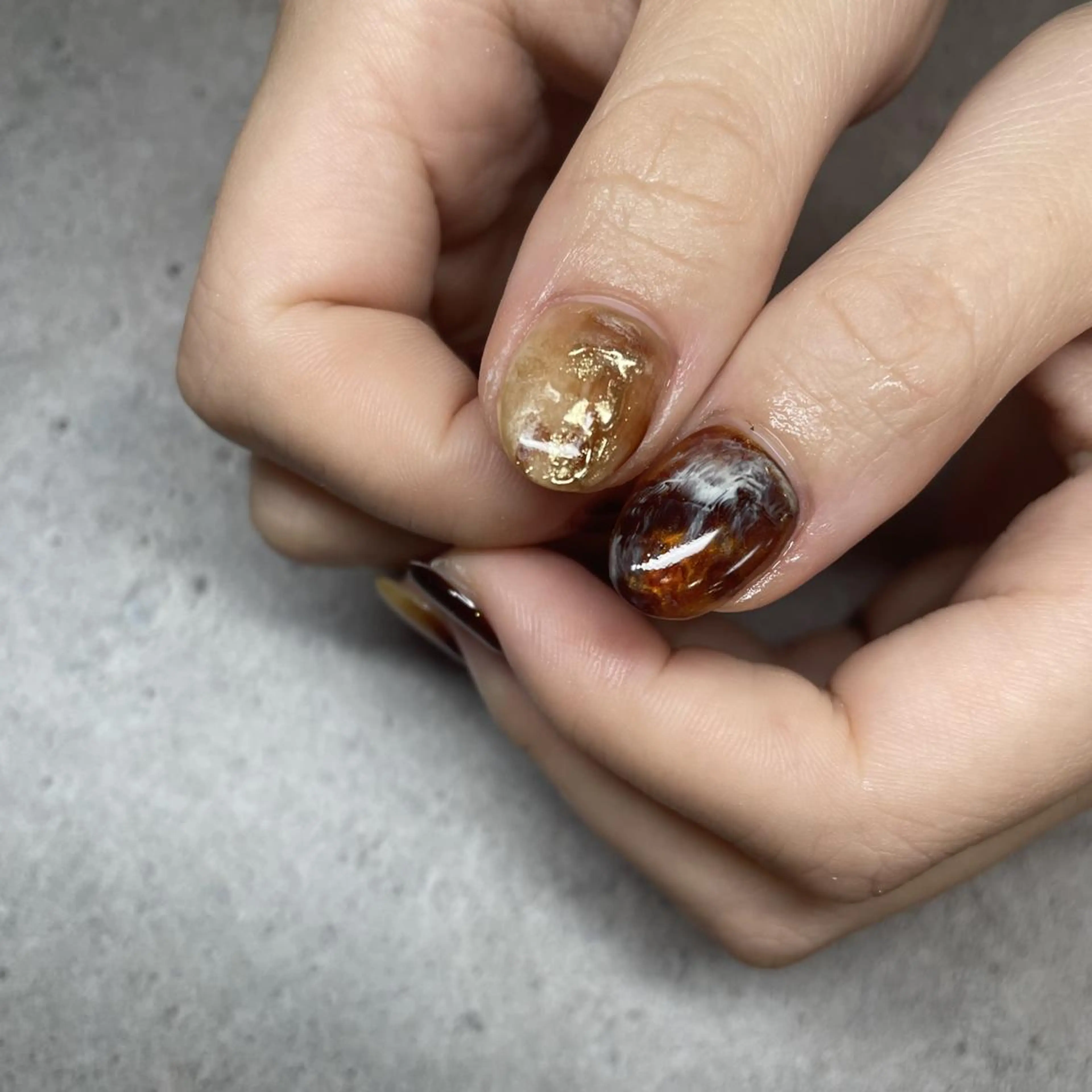 ネイル ハンドネイル フットネイル p.o.n. nuance/個性的のネイルデザイン