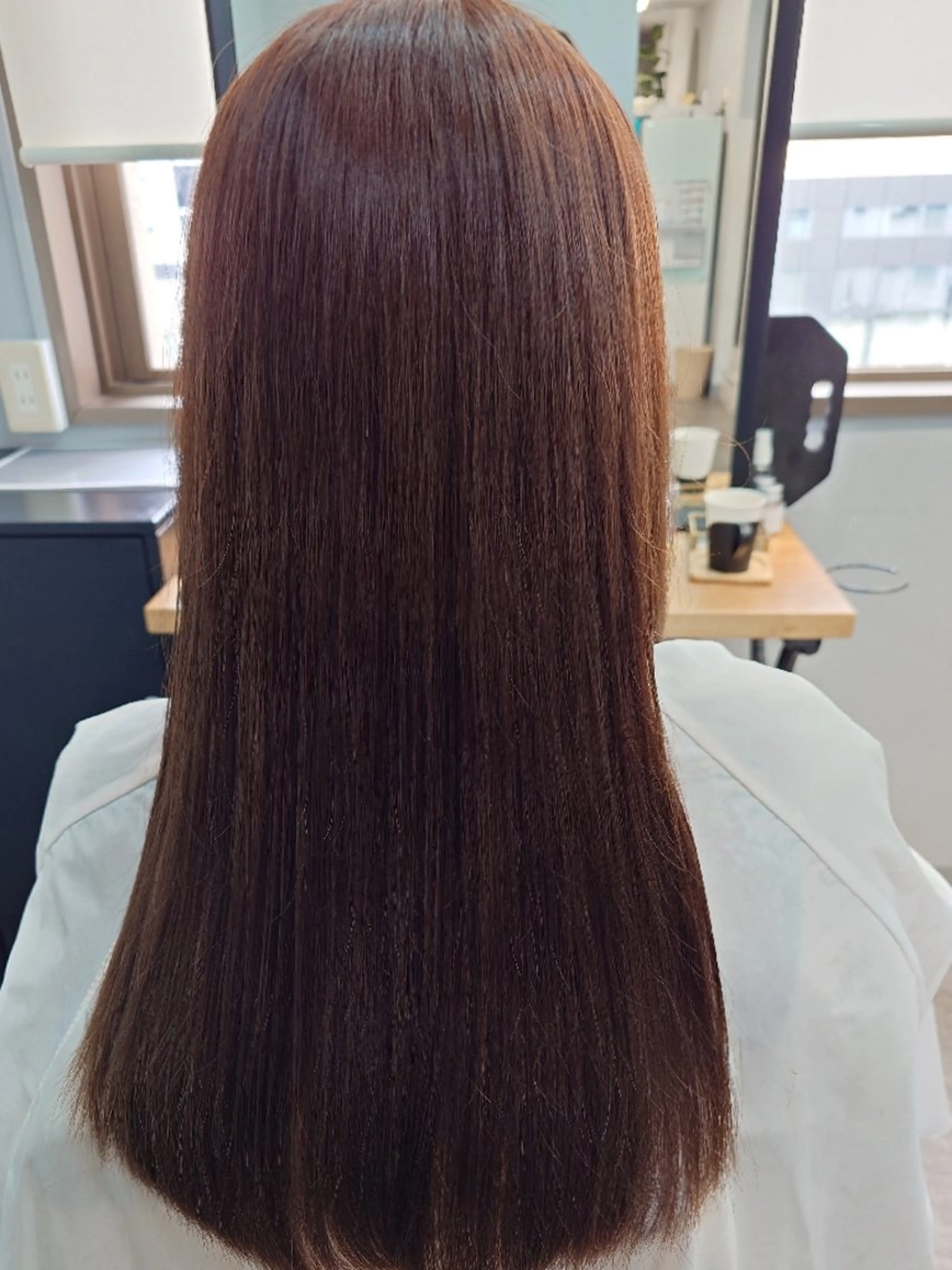 ロング 縮毛矯正 髪質改善・絹髪縮毛 矯正・TSUDAのヘアスタイル