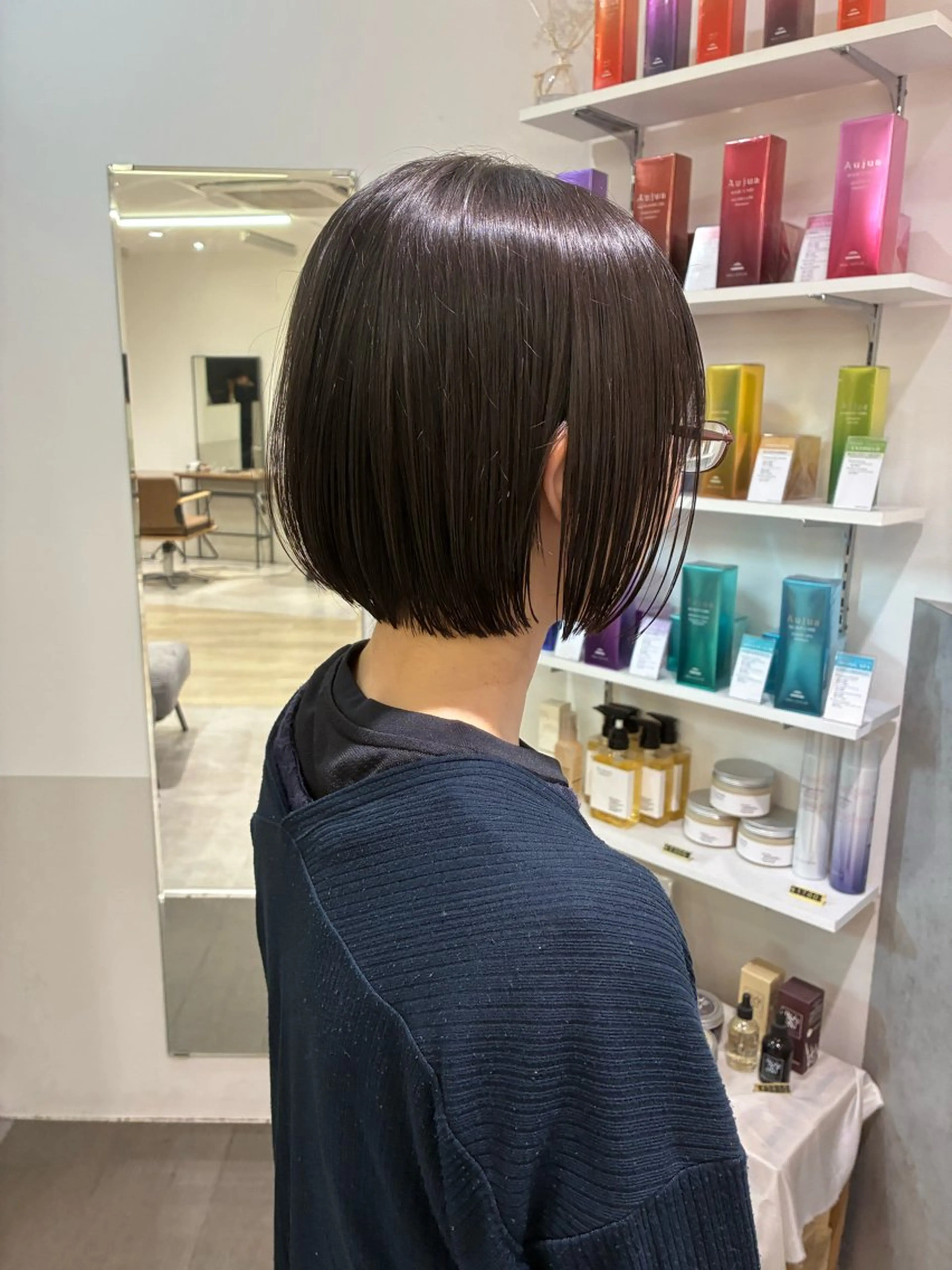 ショート ショートボブ ボブ ショートヘア 髪質改善jewelbox 〜私のトリートメント〜 東梅田店所属・髪質改善/ボブ/梅田 runa_ニュアンスのヘアスタイル