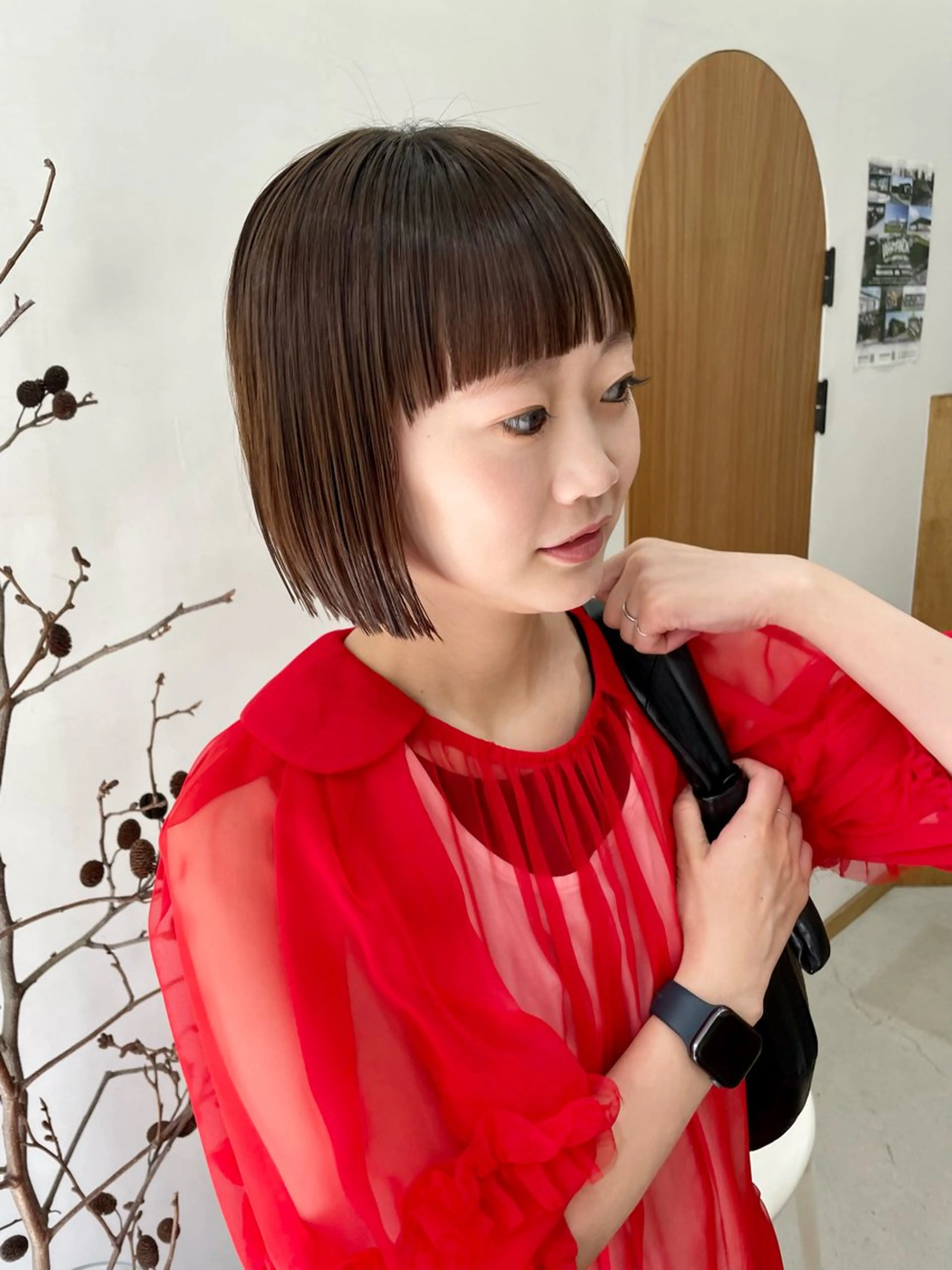 ミディアム カラー パーマ ヘアアレンジ メンズ ボブ tatsumi/ボブ ウルフ/レイヤーのヘアスタイル