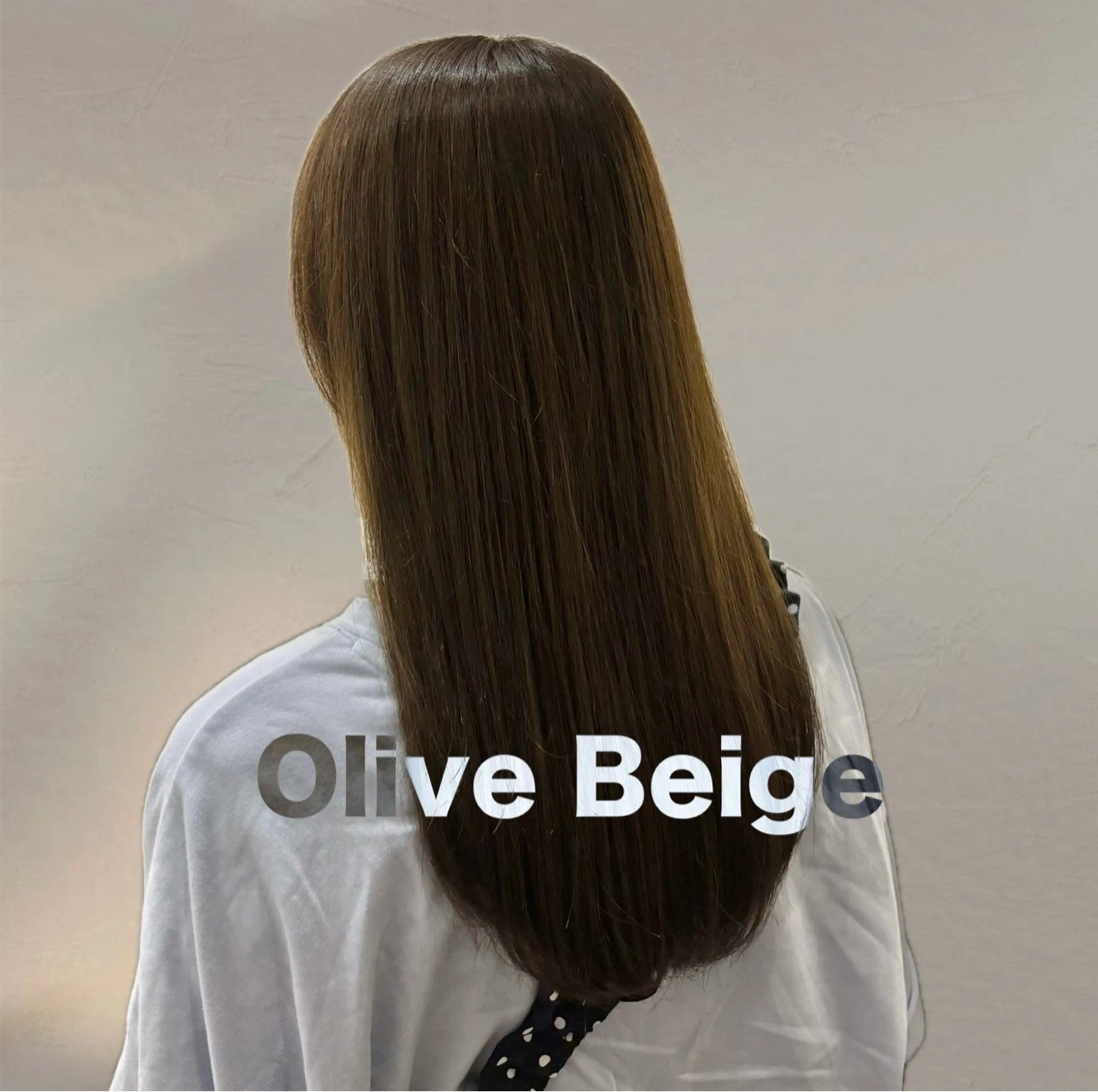 ロング カラー トリートメント ヘーゼルベージュ/ 赤み消し/はるのヘアスタイル