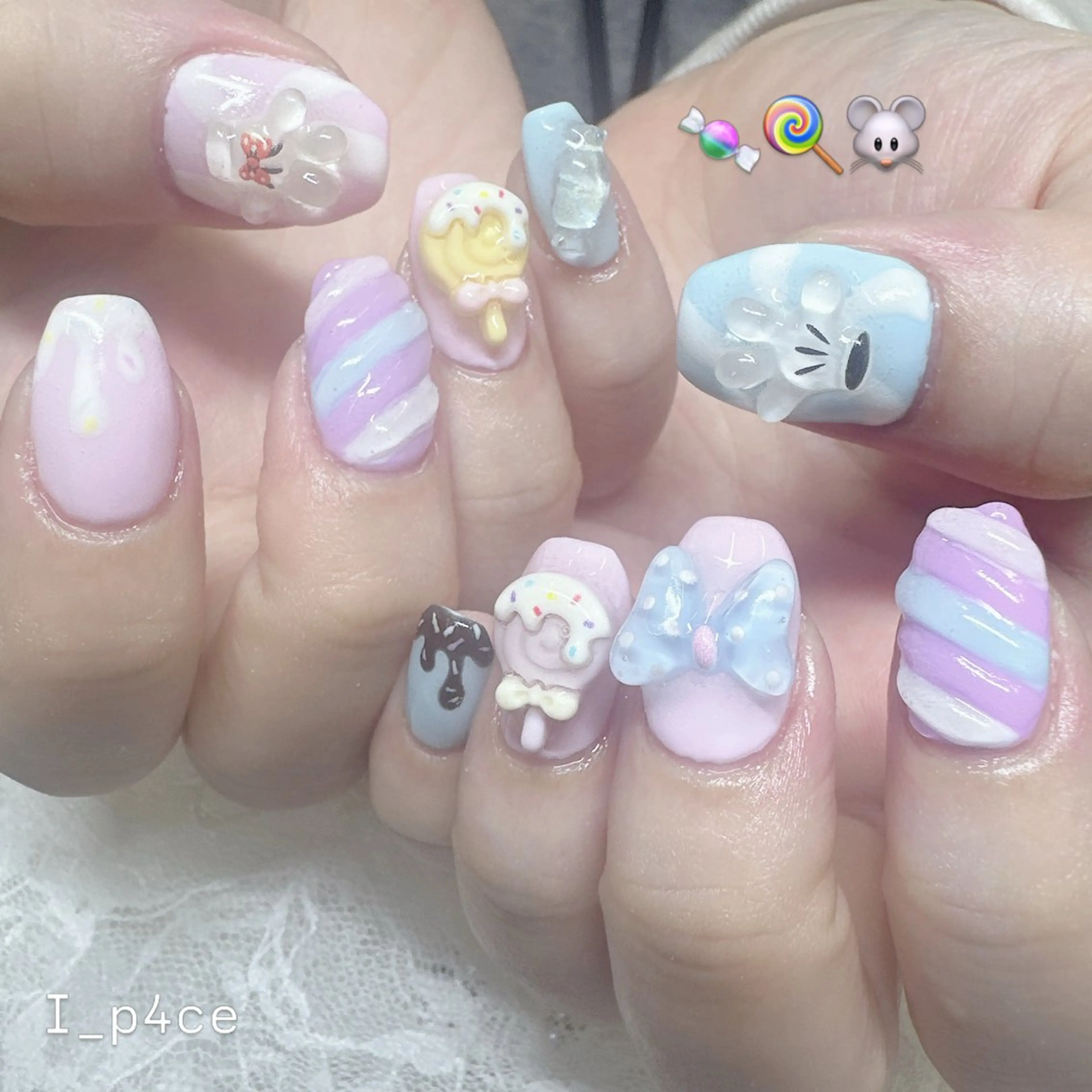 ネイル アートネイル ハンドネイル I_p4ce所属・I_p4ce 🍊あい🍊のネイルデザイン