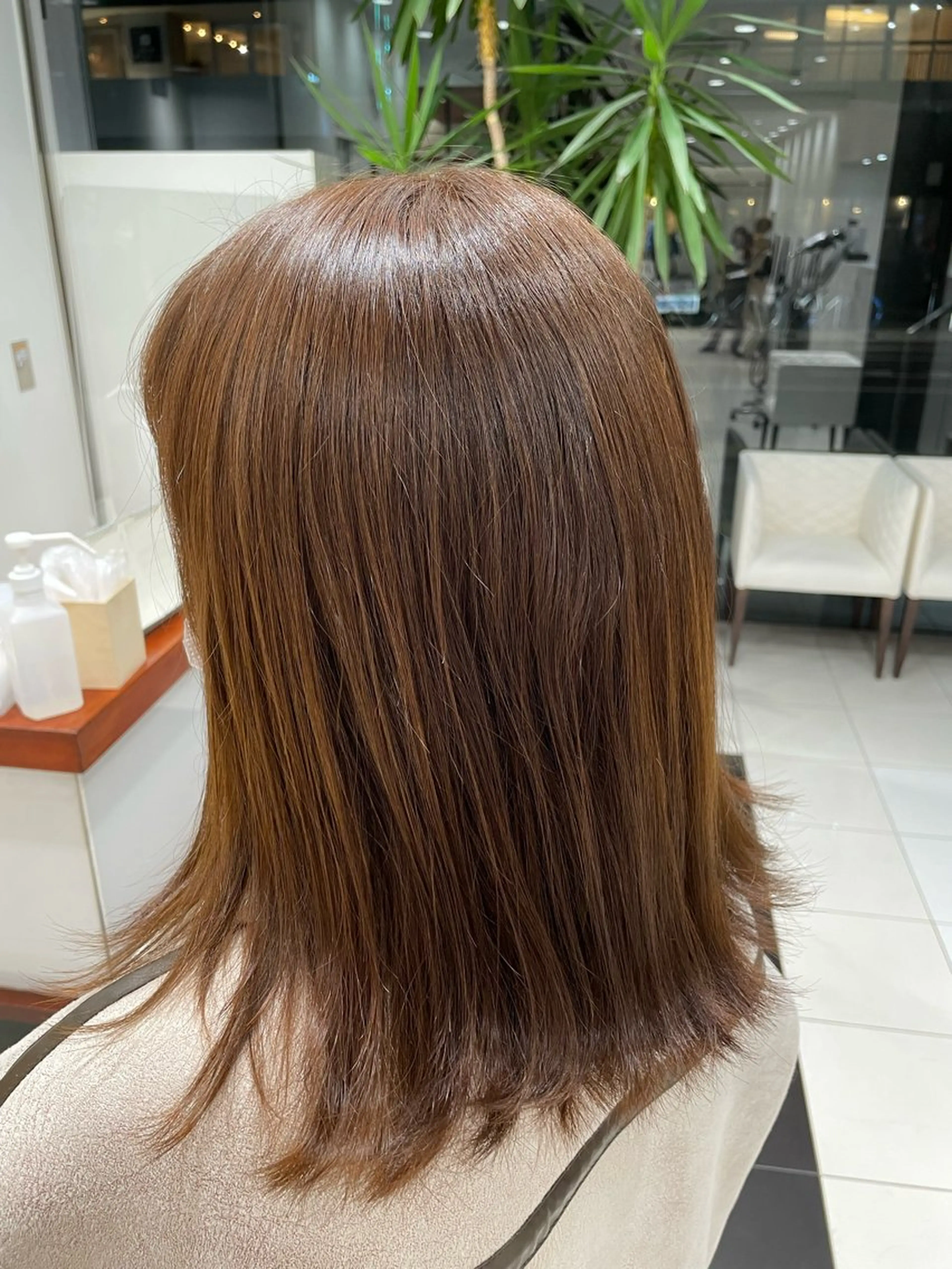 ミディアム カット ヘアカラー トリートメント メンズカット/パーマ 特化/唯翔/吉祥寺のヘアスタイル