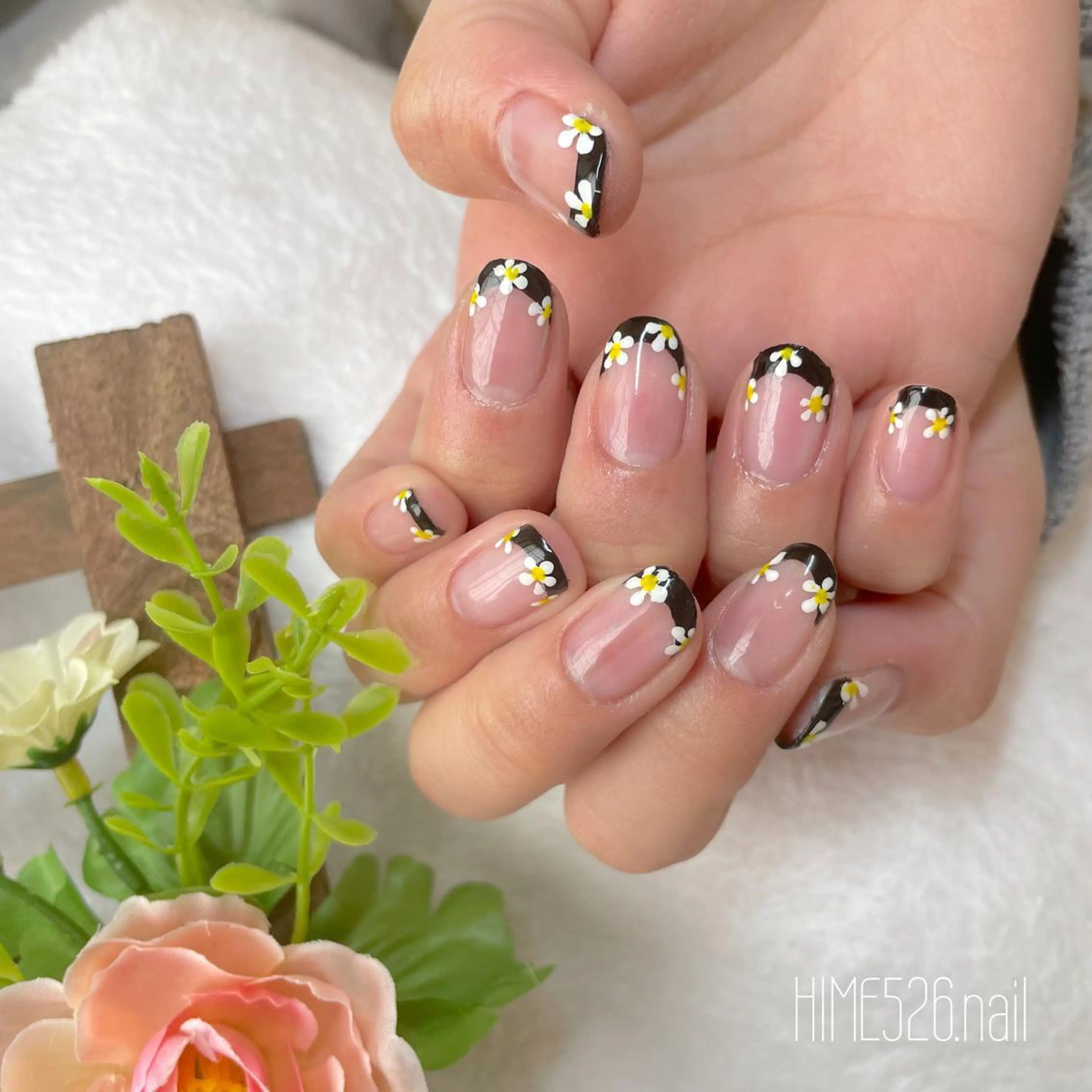 【来店】フレンチネイル🫶アートの写真