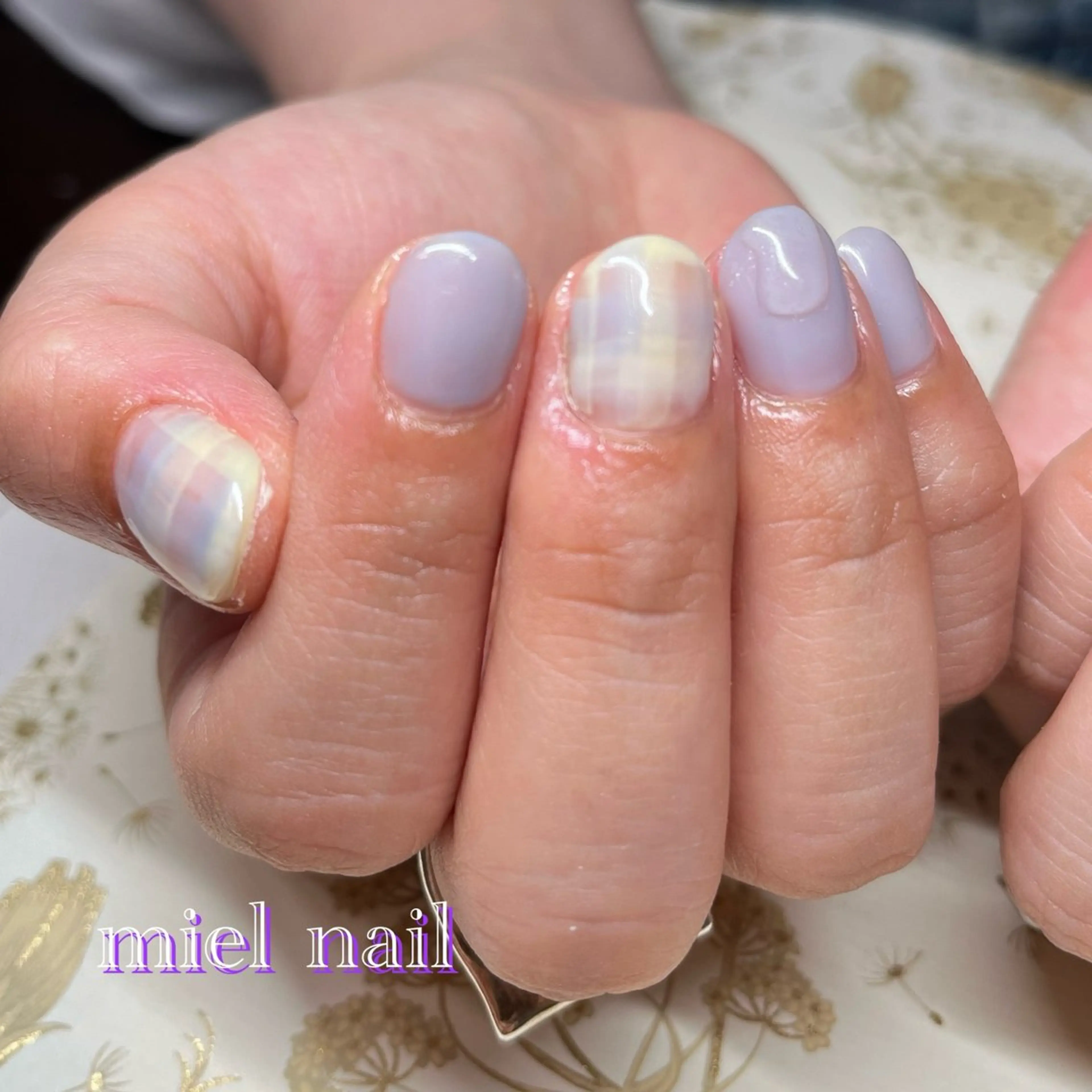 ネイル 夏ネイル ハンドネイル miel nailのネイルデザイン
