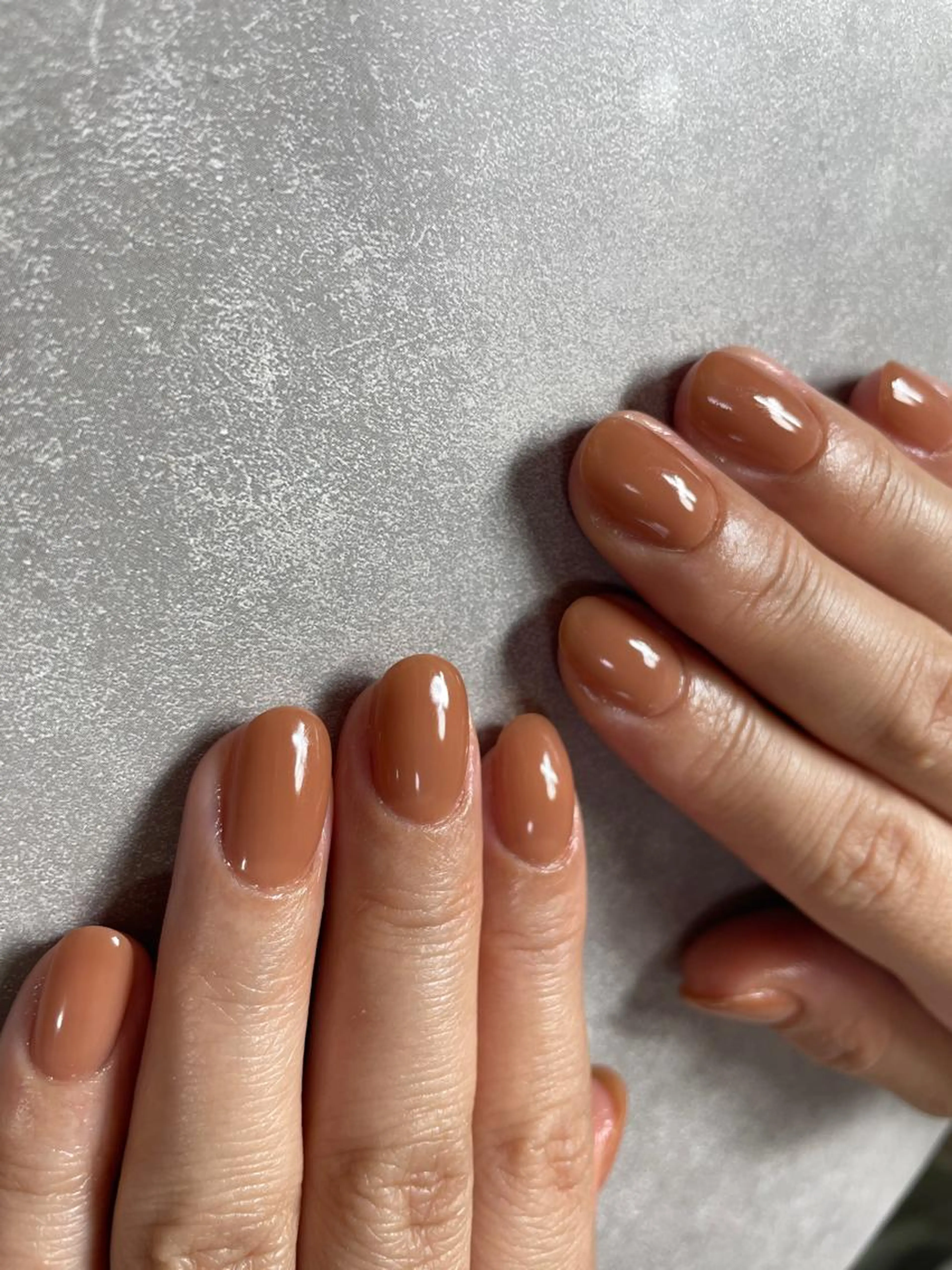 オフィスネイルにおすすめ⭐︎肌馴染みワンカラーの写真