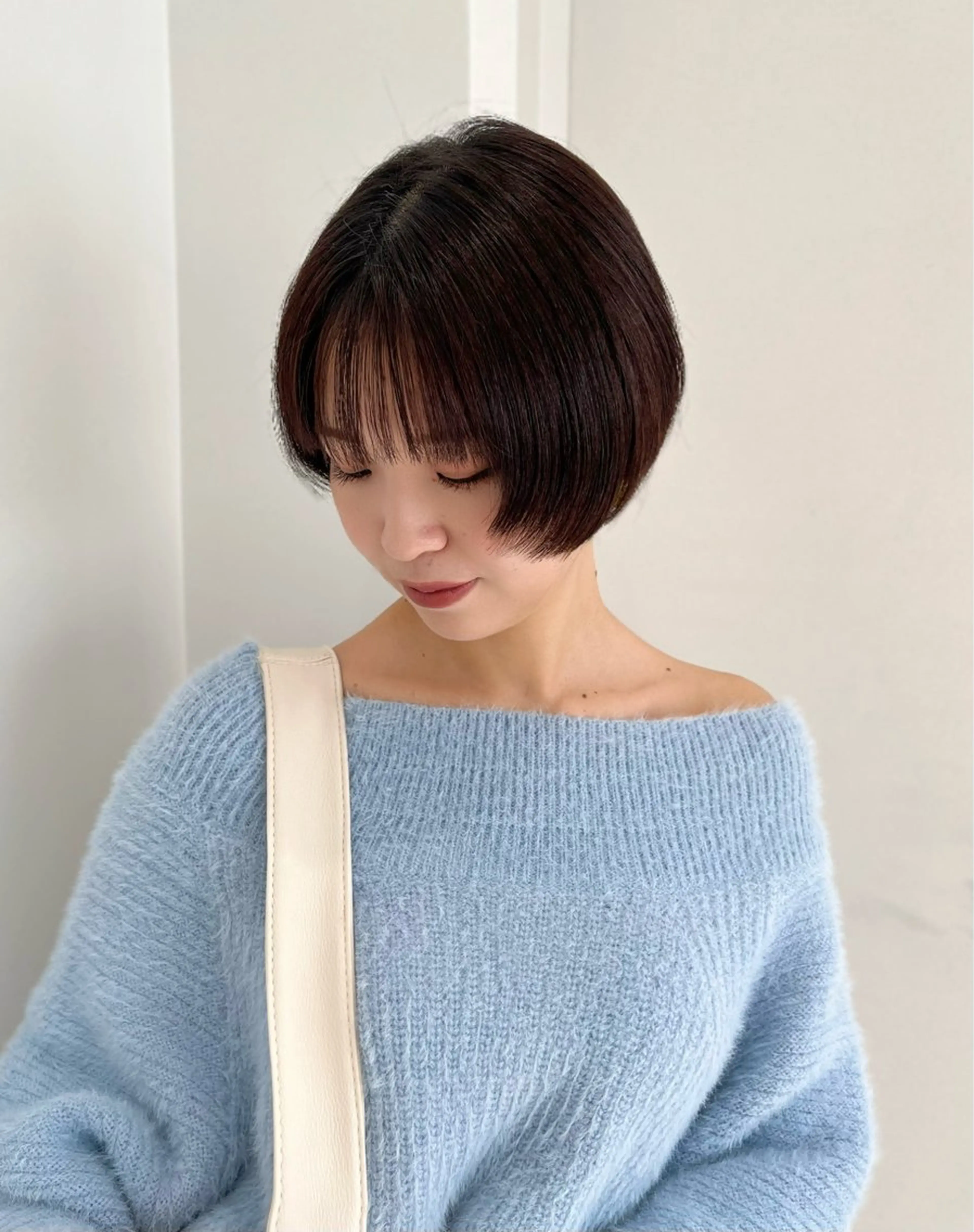 ショート 縮毛矯正/ハイトーン /パーマ/前原汐🎐のヘアスタイル