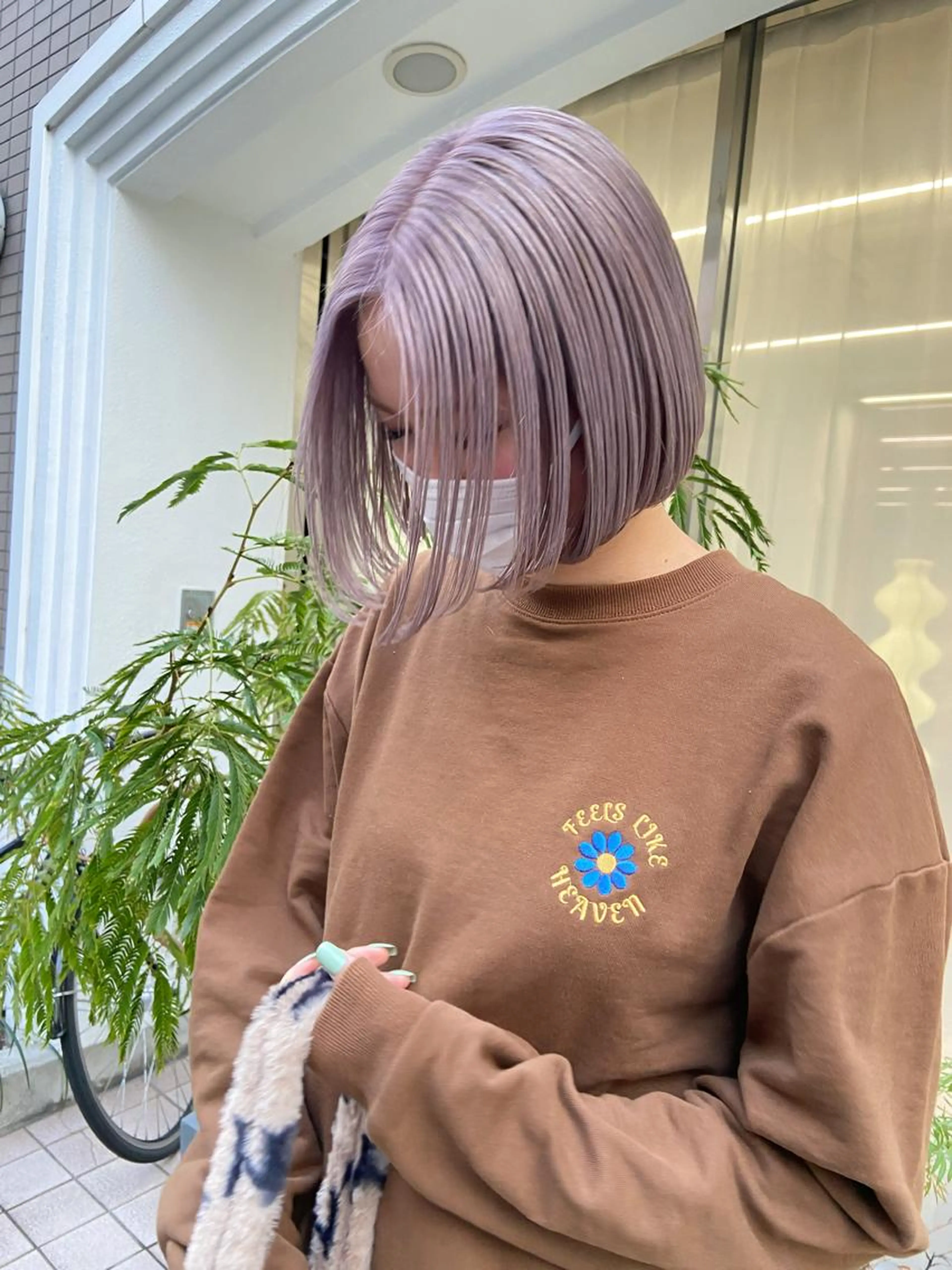 【🫧U25限定🫧】ケアダブルカラー+パツっとボブカット(ケアブリーチ)※ご新規様レディース限定の写真