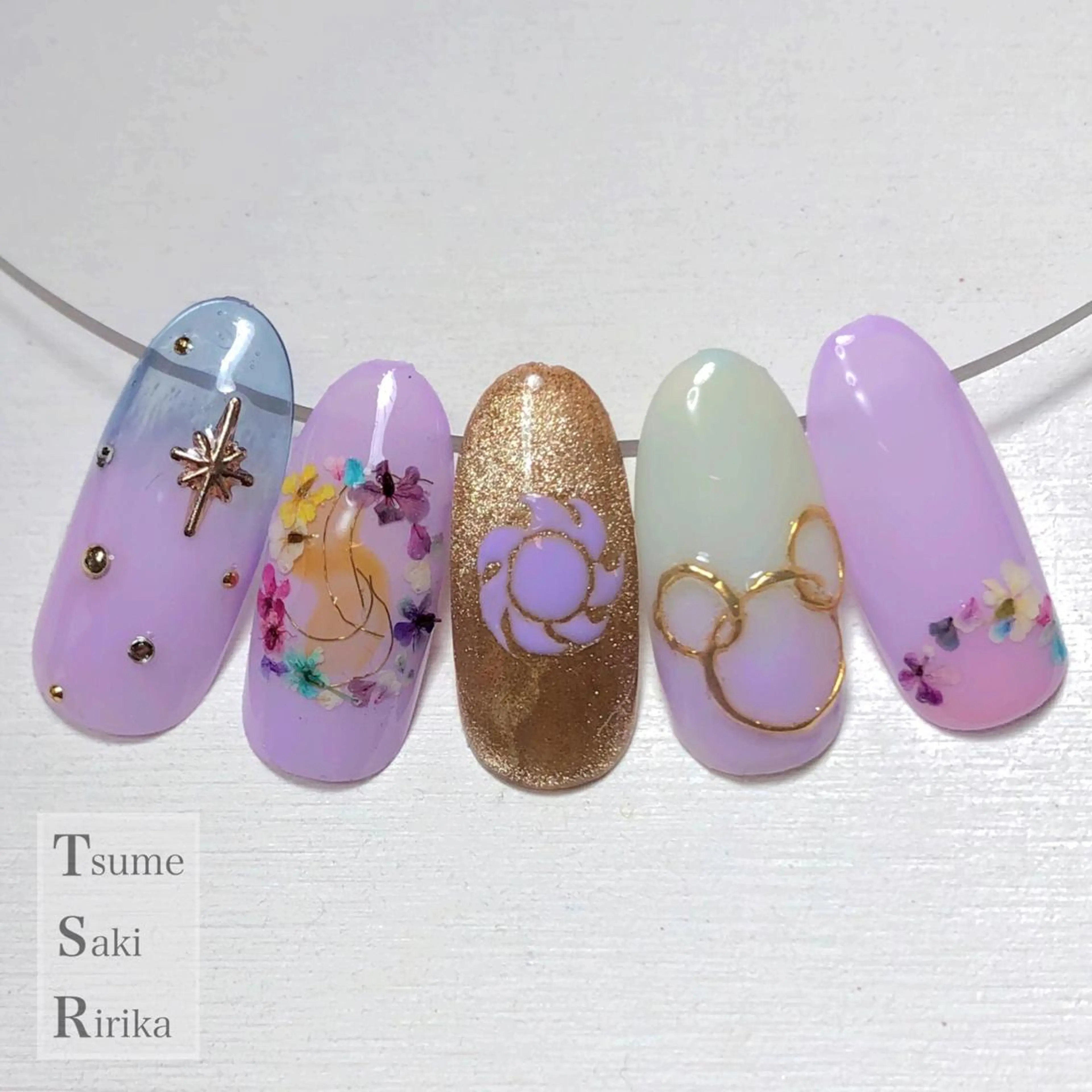 ネイル ハンドネイル ハンドケア 爪咲 りり花のネイルデザイン